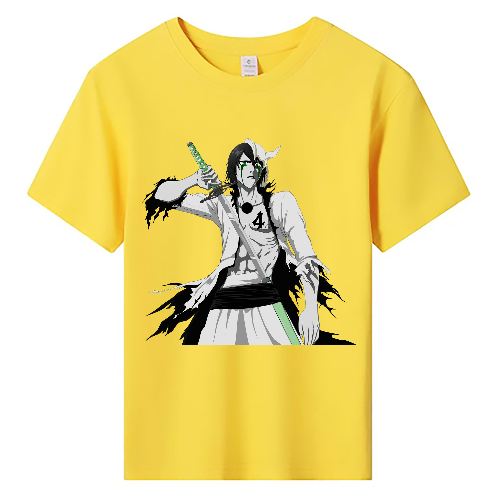 （画像用） ブリーチ ウルキオラ·シファー BLEACH Ulquiorra cifer 綿100％キッズTシャツ（フロントプリント）
