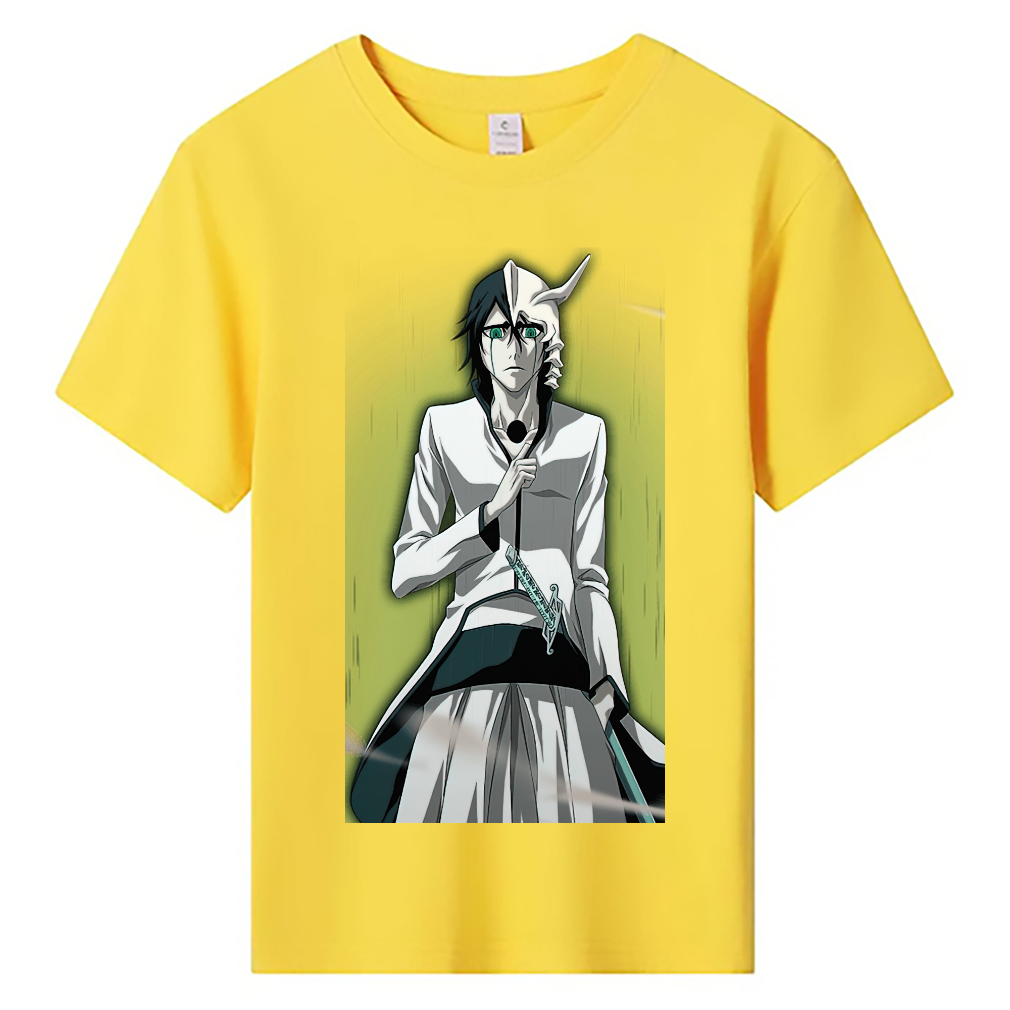 （画像用） ブリーチ ウルキオラ·シファー BLEACH Ulquiorra cifer 綿100％キッズTシャツ（フロントプリント）
