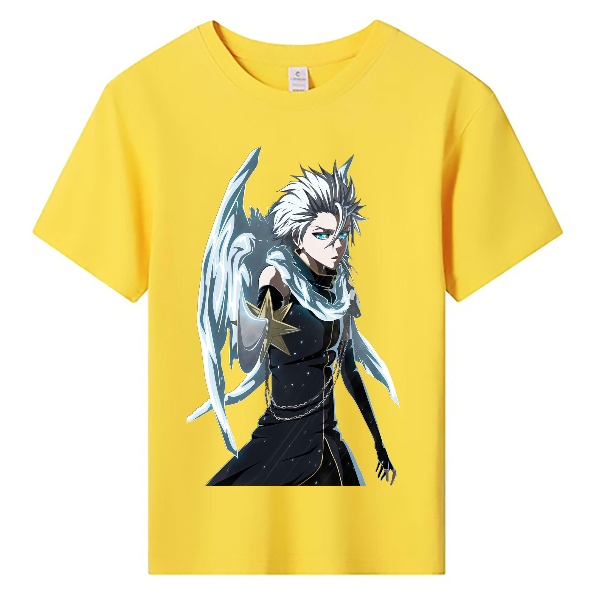 （画像用） ブリーチ 日番谷冬獅郎（ひつがや とうしろう） BLEACH Hitsugaya Toushirou 綿100％キッズTシャツ（フロントプリント）