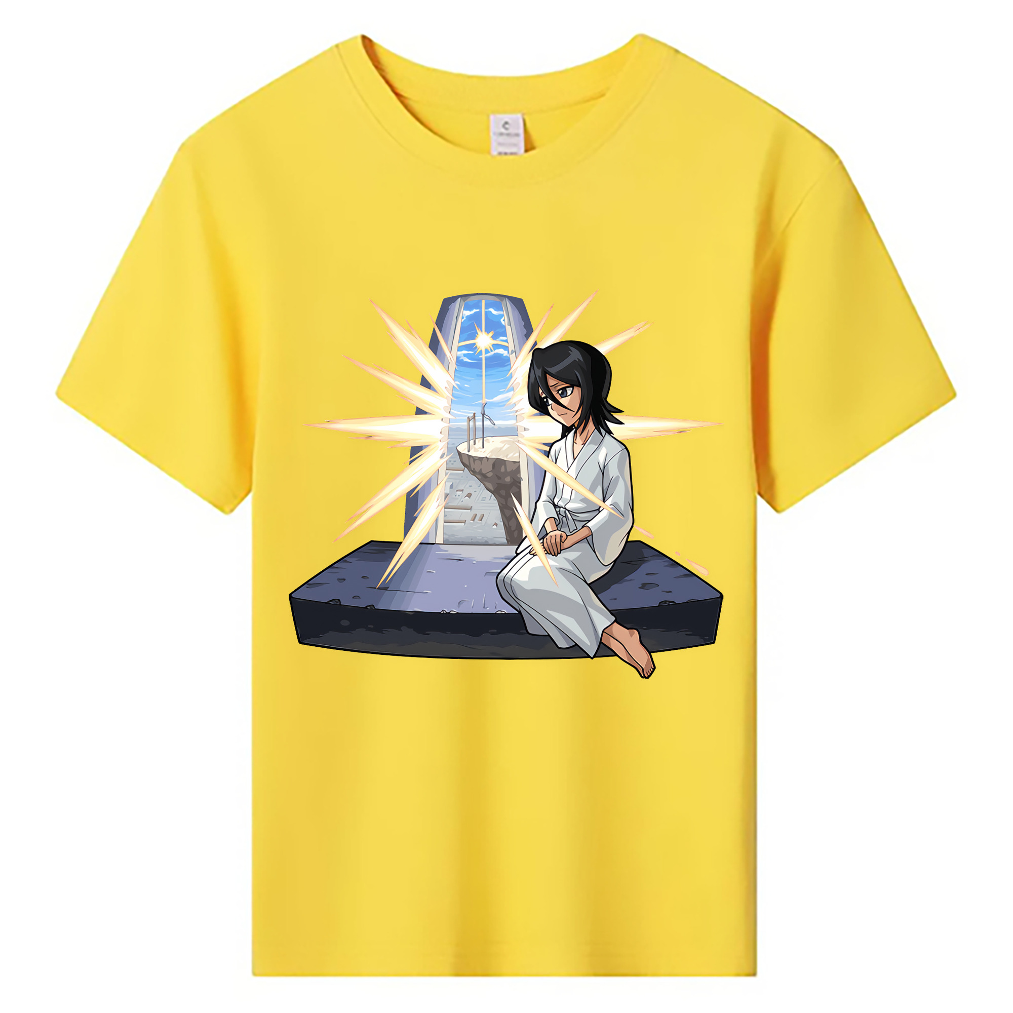 （画像用） ブリーチ 朽木ルキア BLEACH Kuchiki Rukia 綿100％キッズTシャツ（フロントプリント）