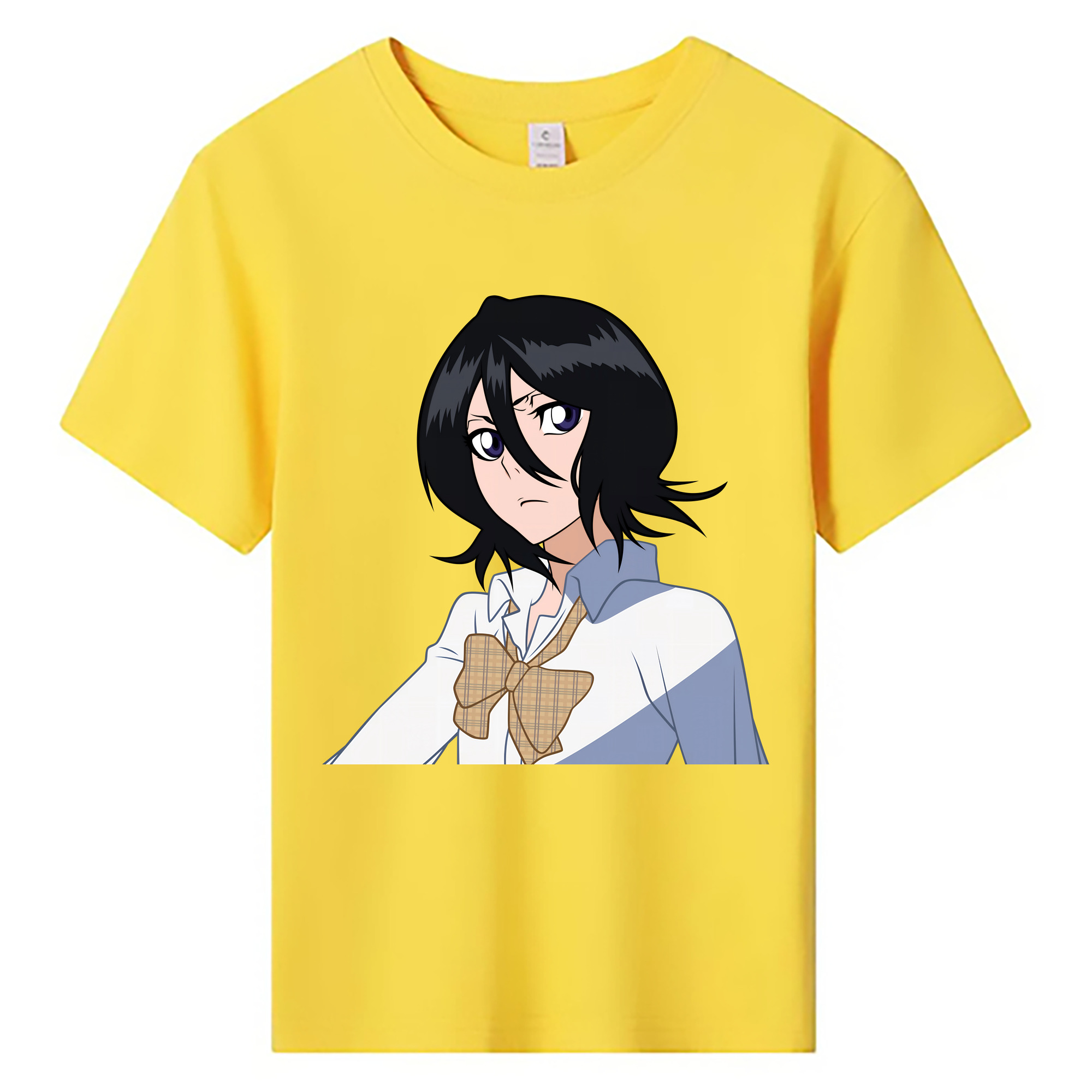 （画像用） ブリーチ 朽木ルキア BLEACH Kuchiki Rukia 綿100％キッズTシャツ（フロントプリント）