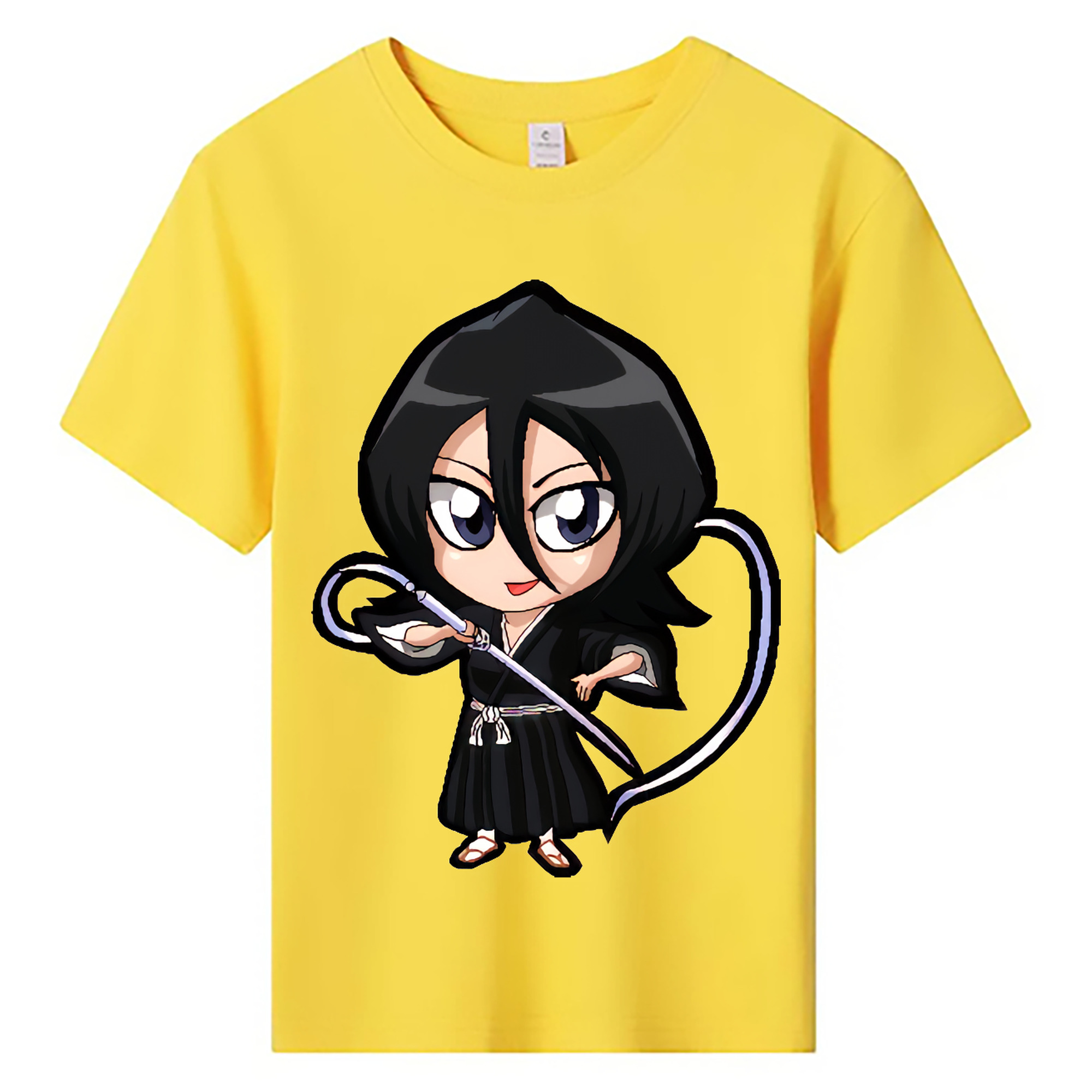 （画像用） ブリーチ 朽木ルキア BLEACH Kuchiki Rukia 綿100％キッズTシャツ（フロントプリント）