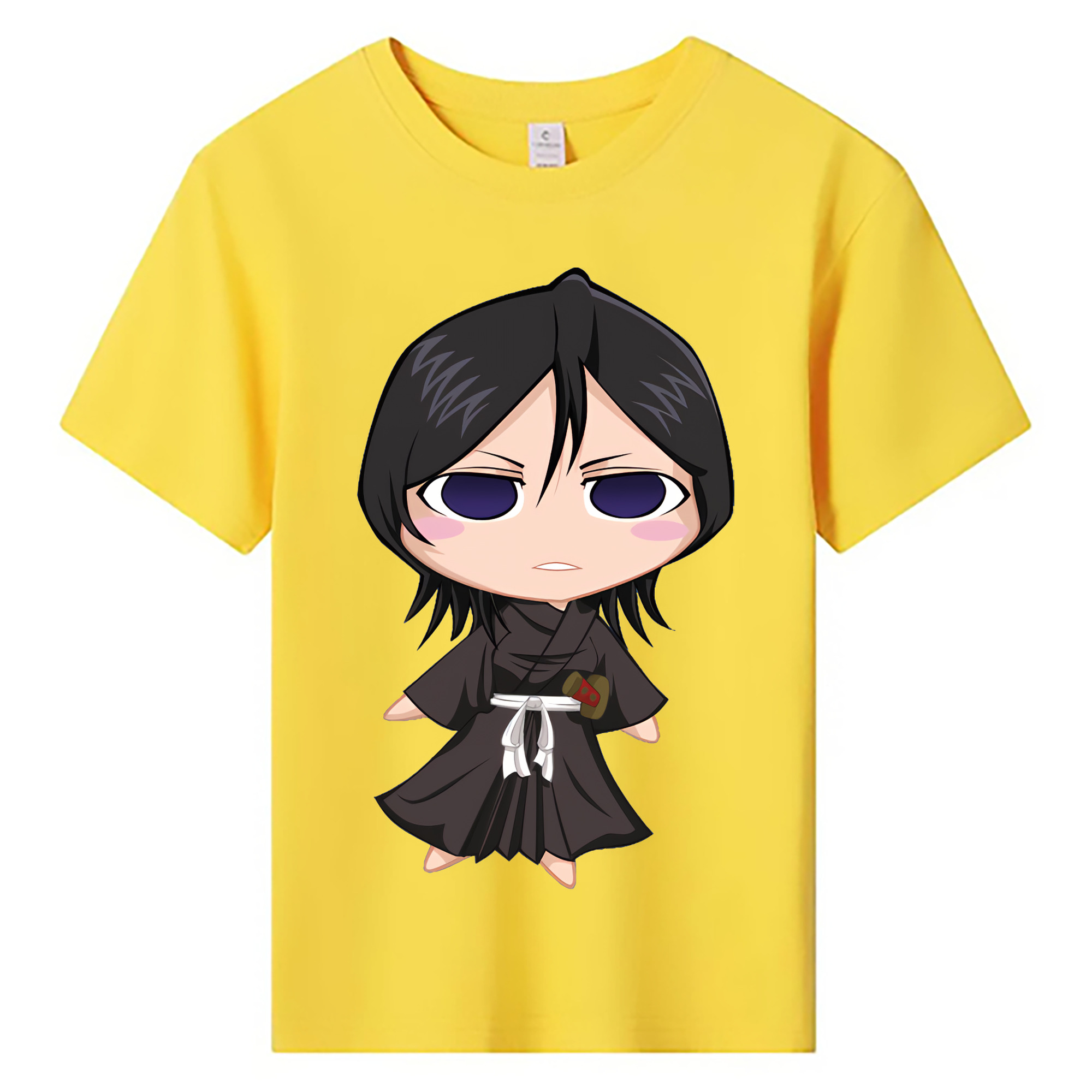 （画像用） ブリーチ 朽木ルキア BLEACH Kuchiki Rukia 綿100％キッズTシャツ（フロントプリント）