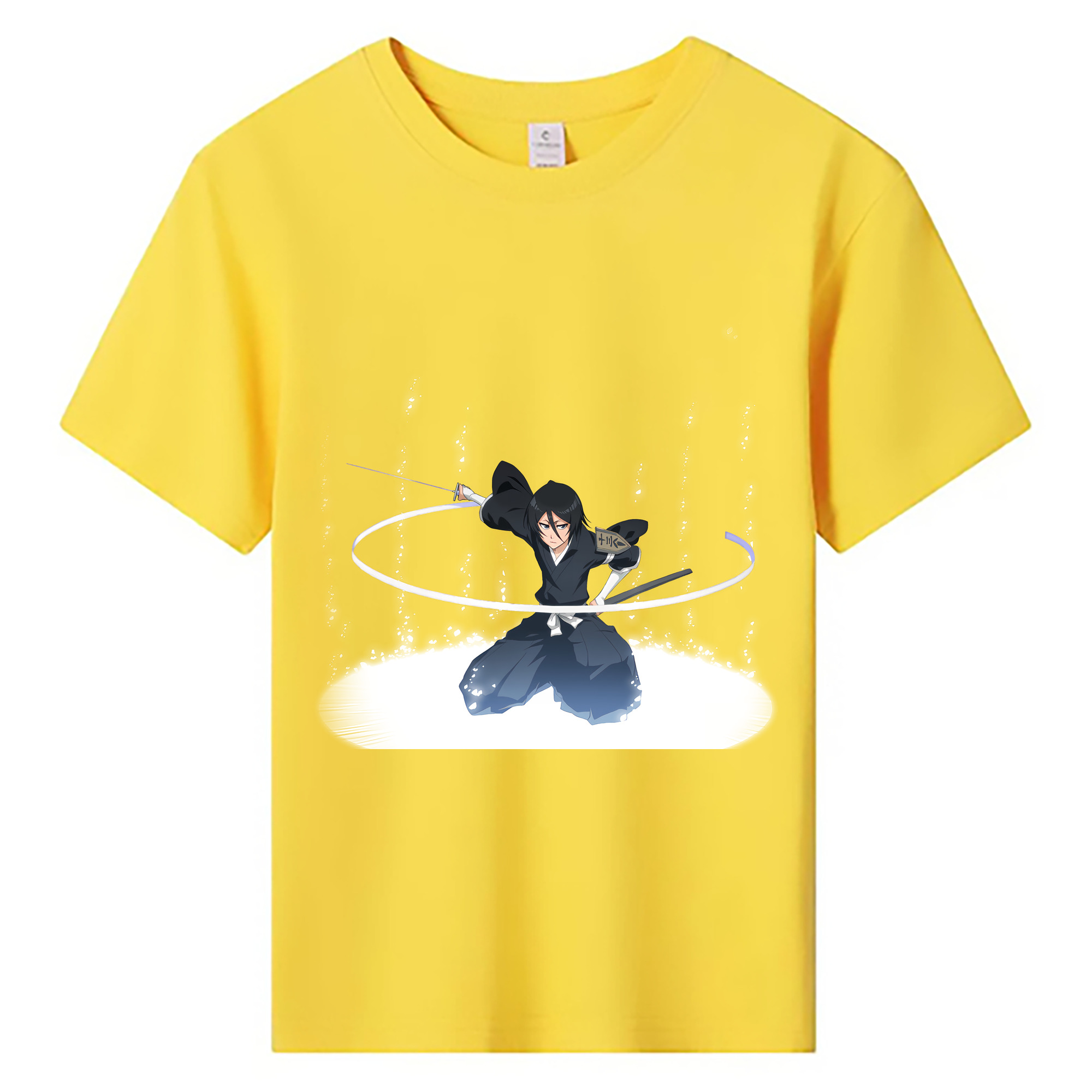 （画像用） ブリーチ 朽木ルキア BLEACH Kuchiki Rukia 綿100％キッズTシャツ（フロントプリント）