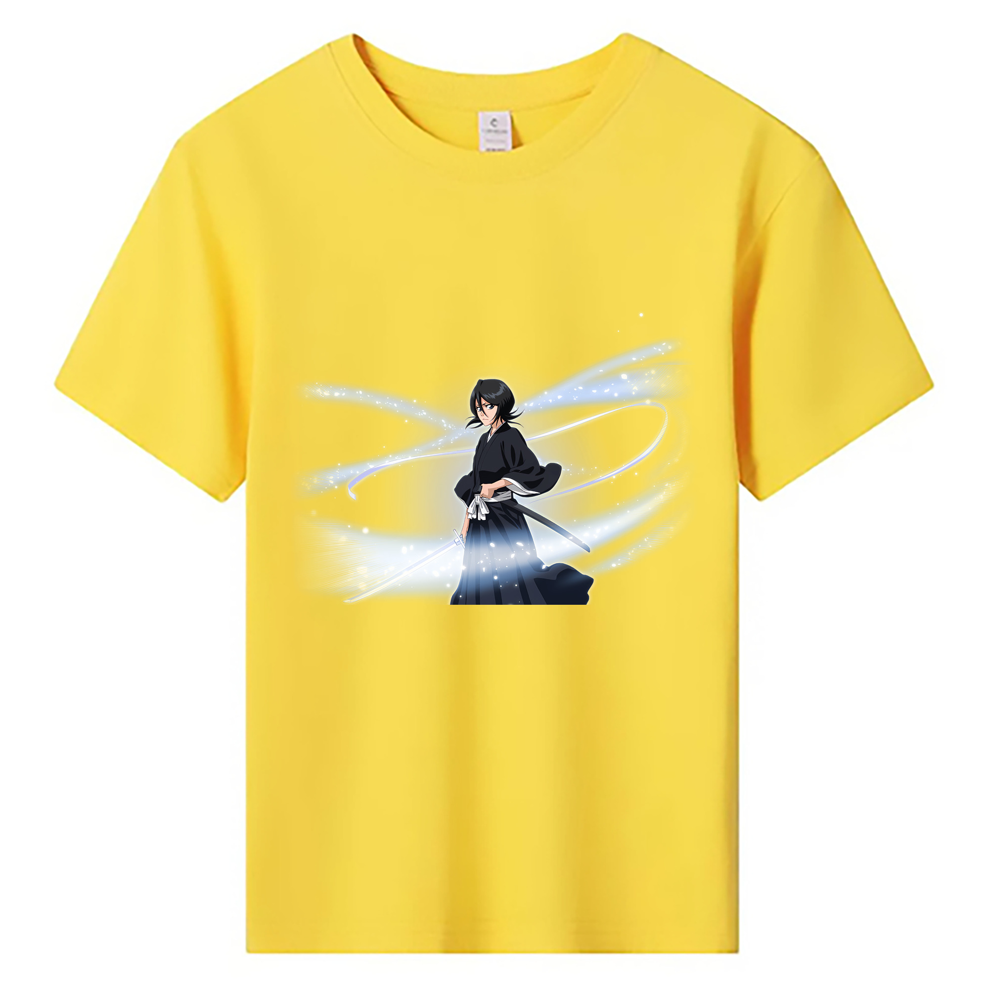 （画像用） ブリーチ 朽木ルキア BLEACH Kuchiki Rukia 綿100％キッズTシャツ（フロントプリント）