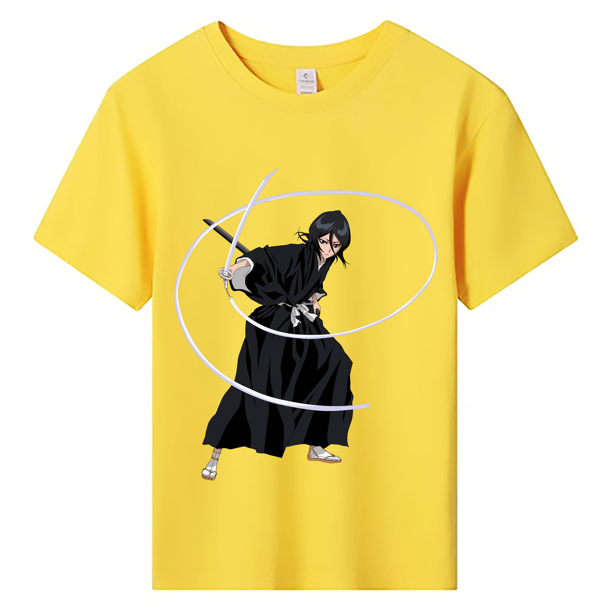 （画像用） ブリーチ 朽木ルキア BLEACH Kuchiki Rukia 綿100％キッズTシャツ（フロントプリント）