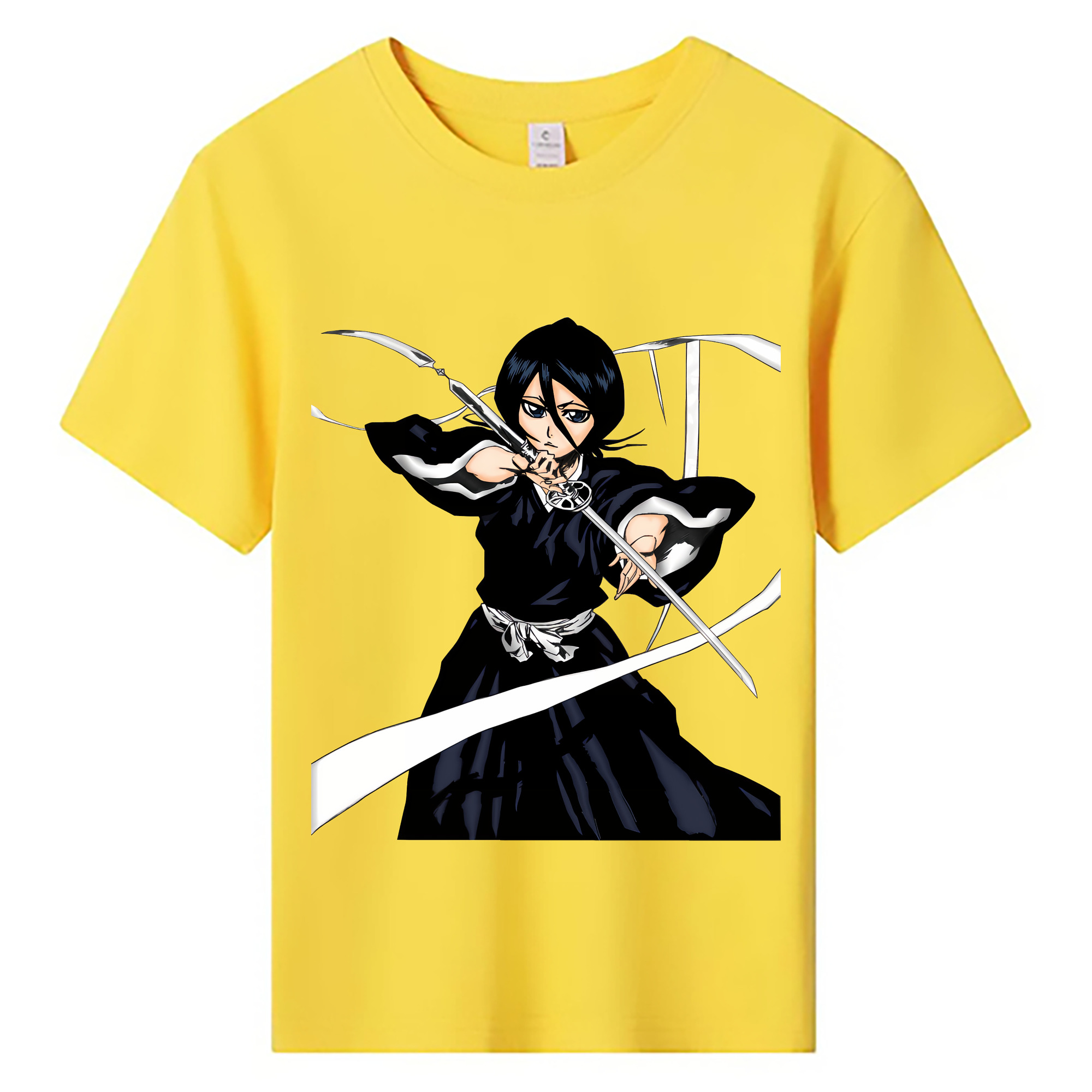 （画像用） ブリーチ 朽木ルキア BLEACH Kuchiki Rukia 綿100％キッズTシャツ（フロントプリント）