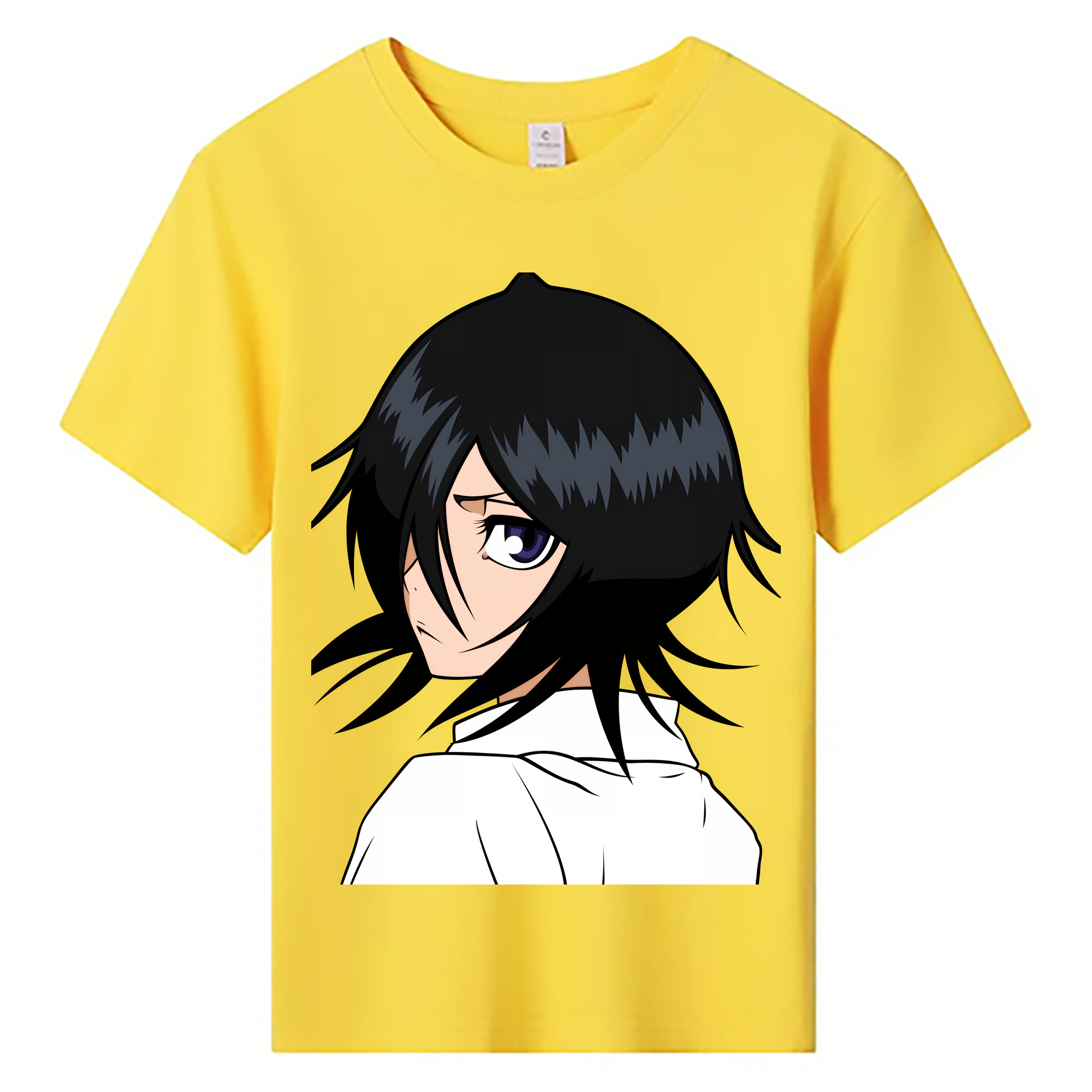 （画像用） ブリーチ 朽木ルキア BLEACH Kuchiki Rukia 綿100％キッズTシャツ（フロントプリント）