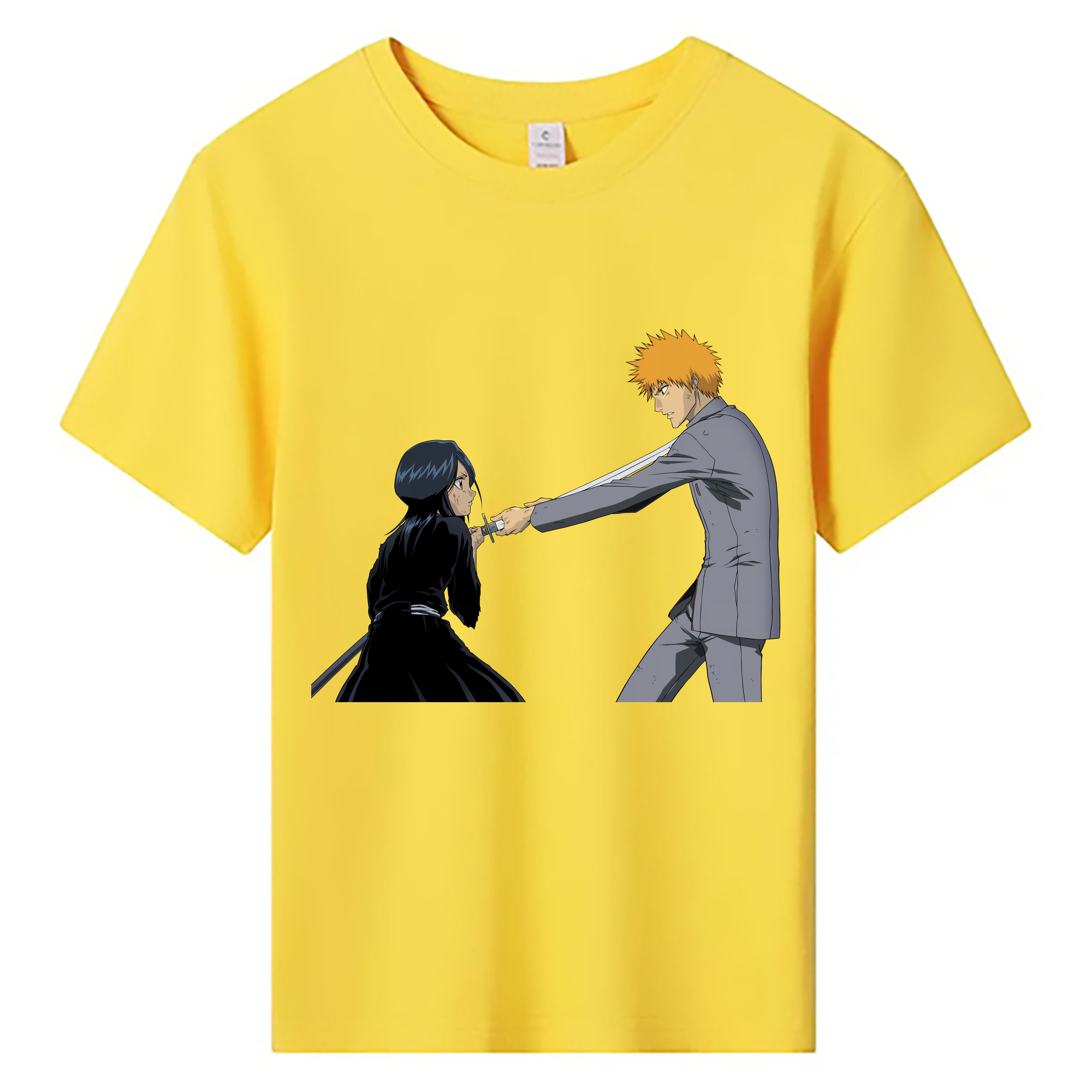 （画像用） ブリーチ 朽木ルキア BLEACH Kuchiki Rukia 綿100％キッズTシャツ（フロントプリント）