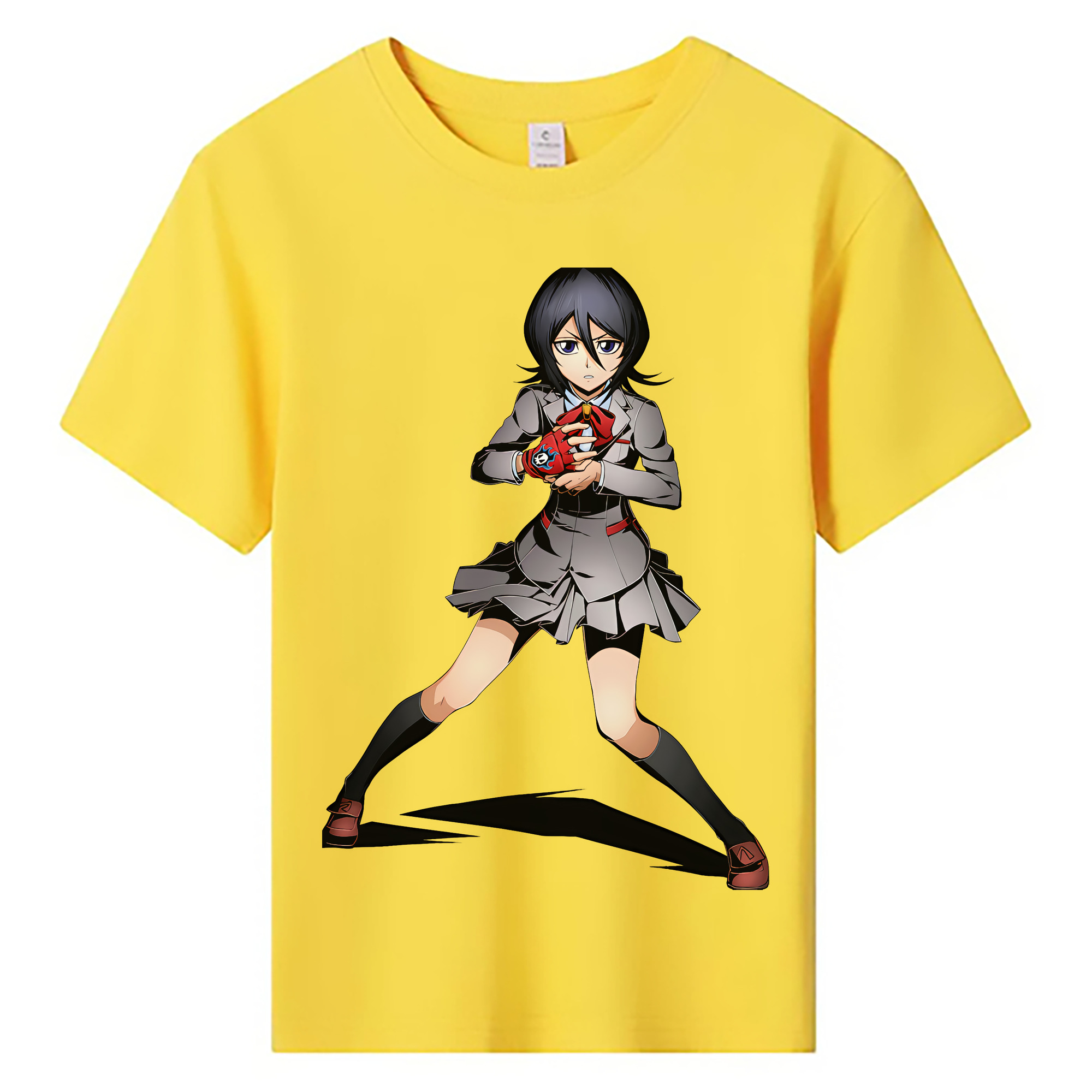 （画像用） ブリーチ 朽木ルキア BLEACH Kuchiki Rukia 綿100％キッズTシャツ（フロントプリント）