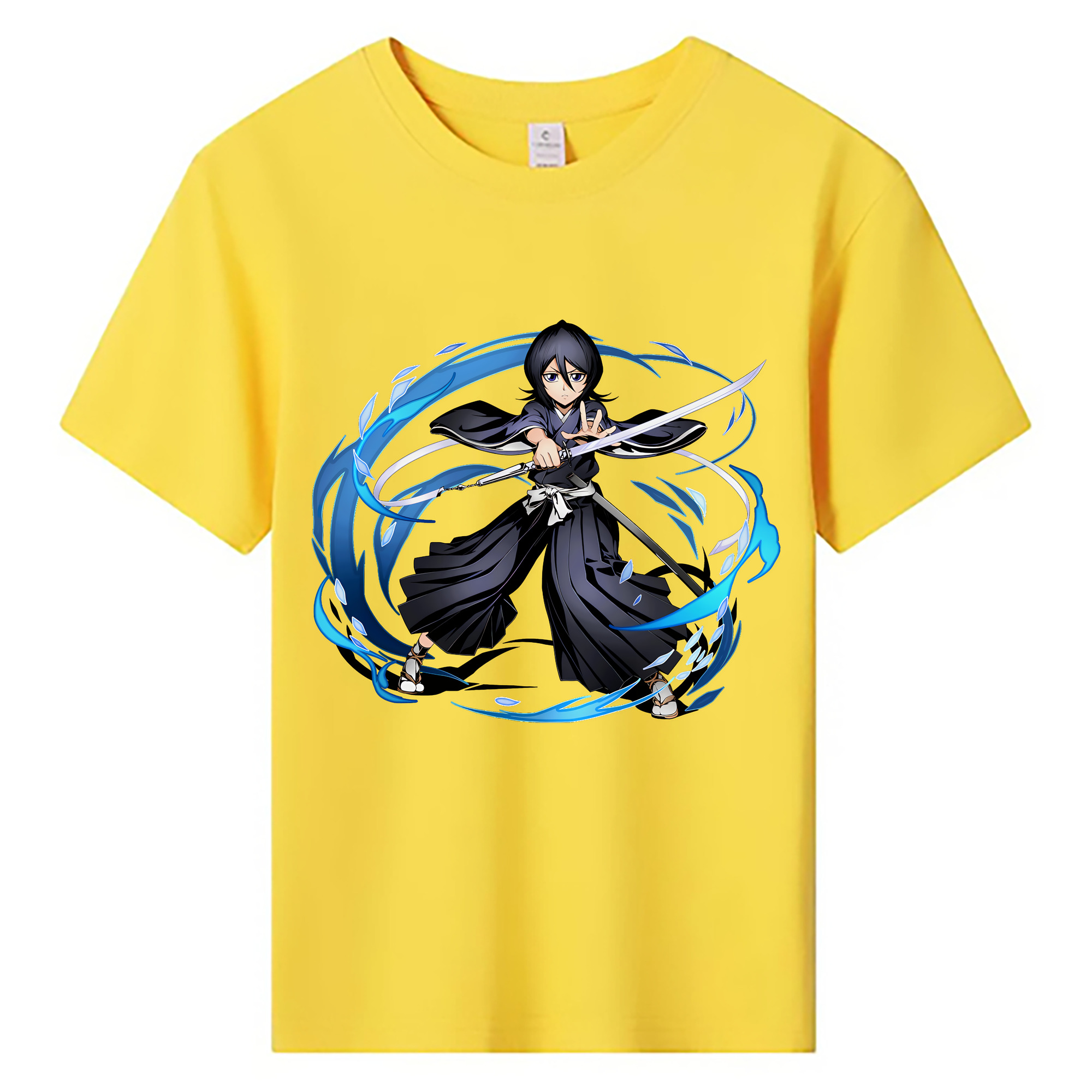（画像用） ブリーチ 朽木ルキア BLEACH Kuchiki Rukia 綿100％キッズTシャツ（フロントプリント）