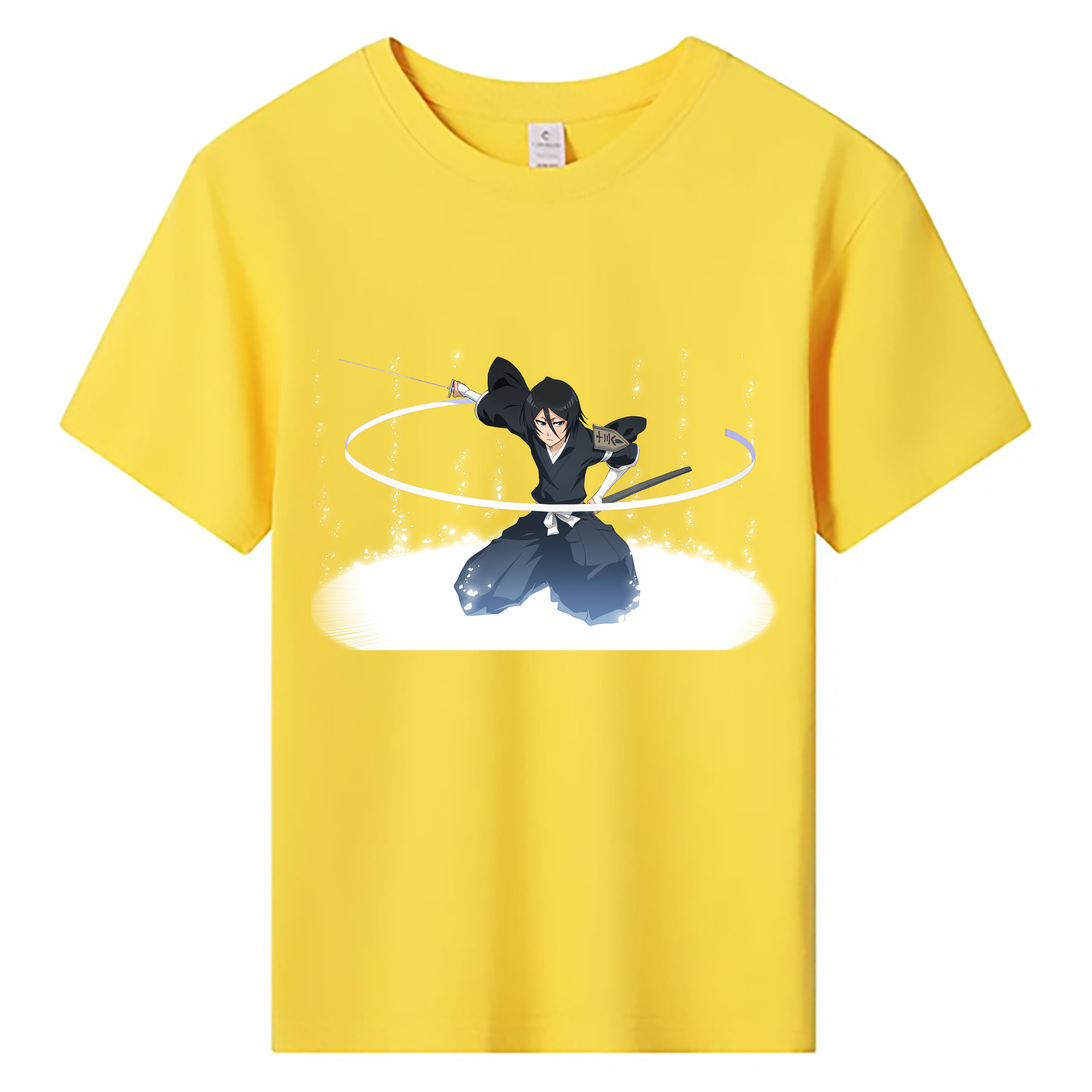 （画像用） ブリーチ 朽木ルキア BLEACH Kuchiki Rukia 綿100％キッズTシャツ（フロントプリント）