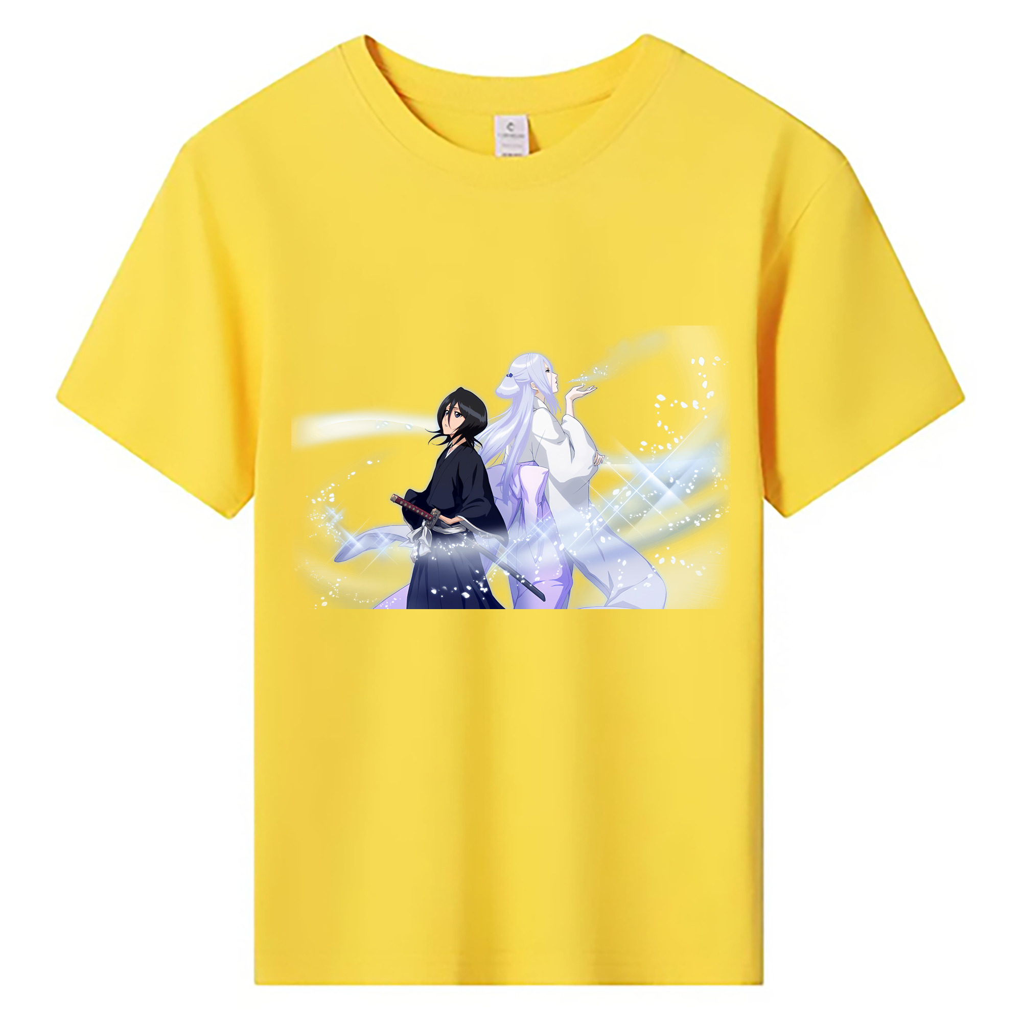 （画像用） ブリーチ 朽木ルキア BLEACH Kuchiki Rukia 綿100％キッズTシャツ（フロントプリント）