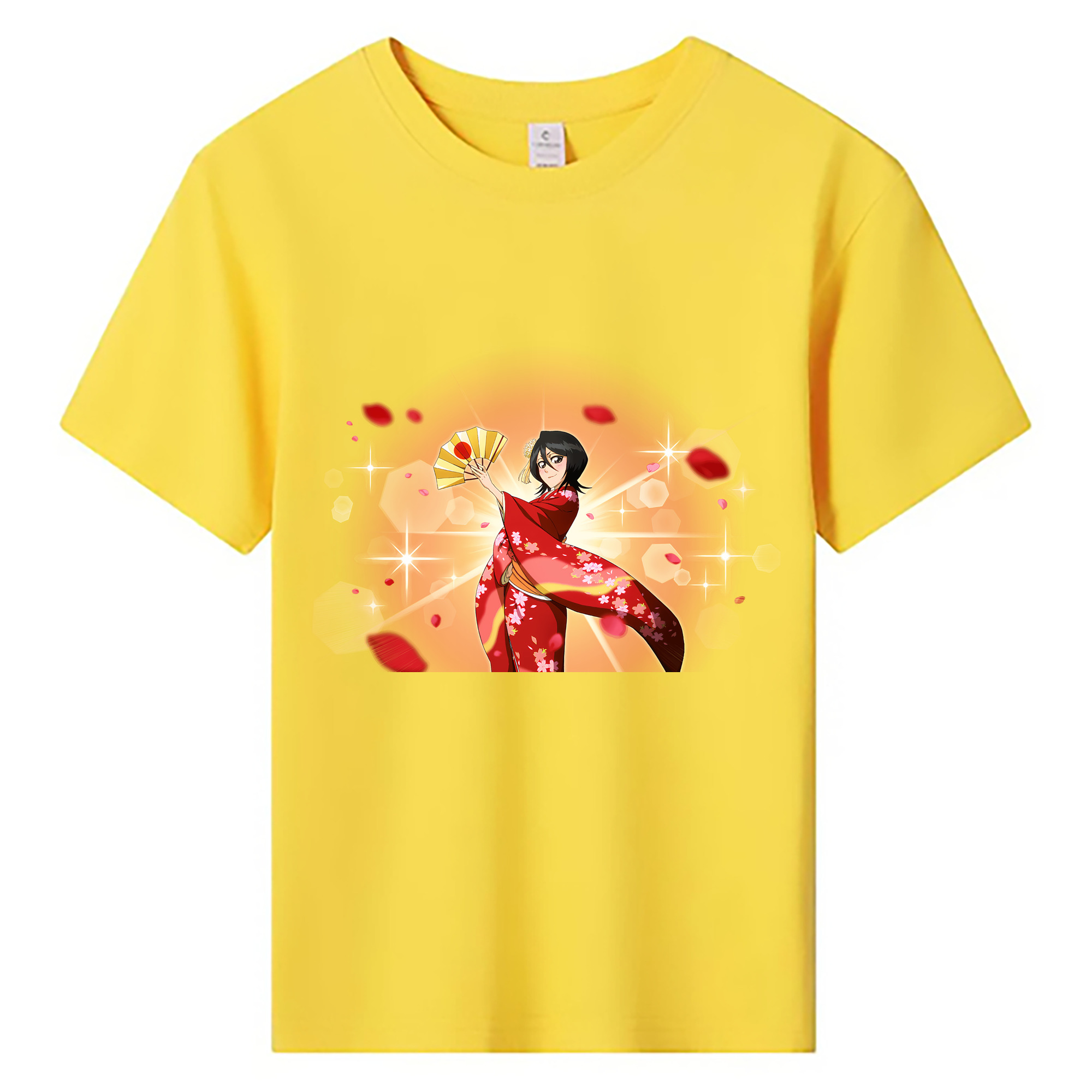 （画像用） ブリーチ 朽木ルキア BLEACH Kuchiki Rukia 綿100％キッズTシャツ（フロントプリント）