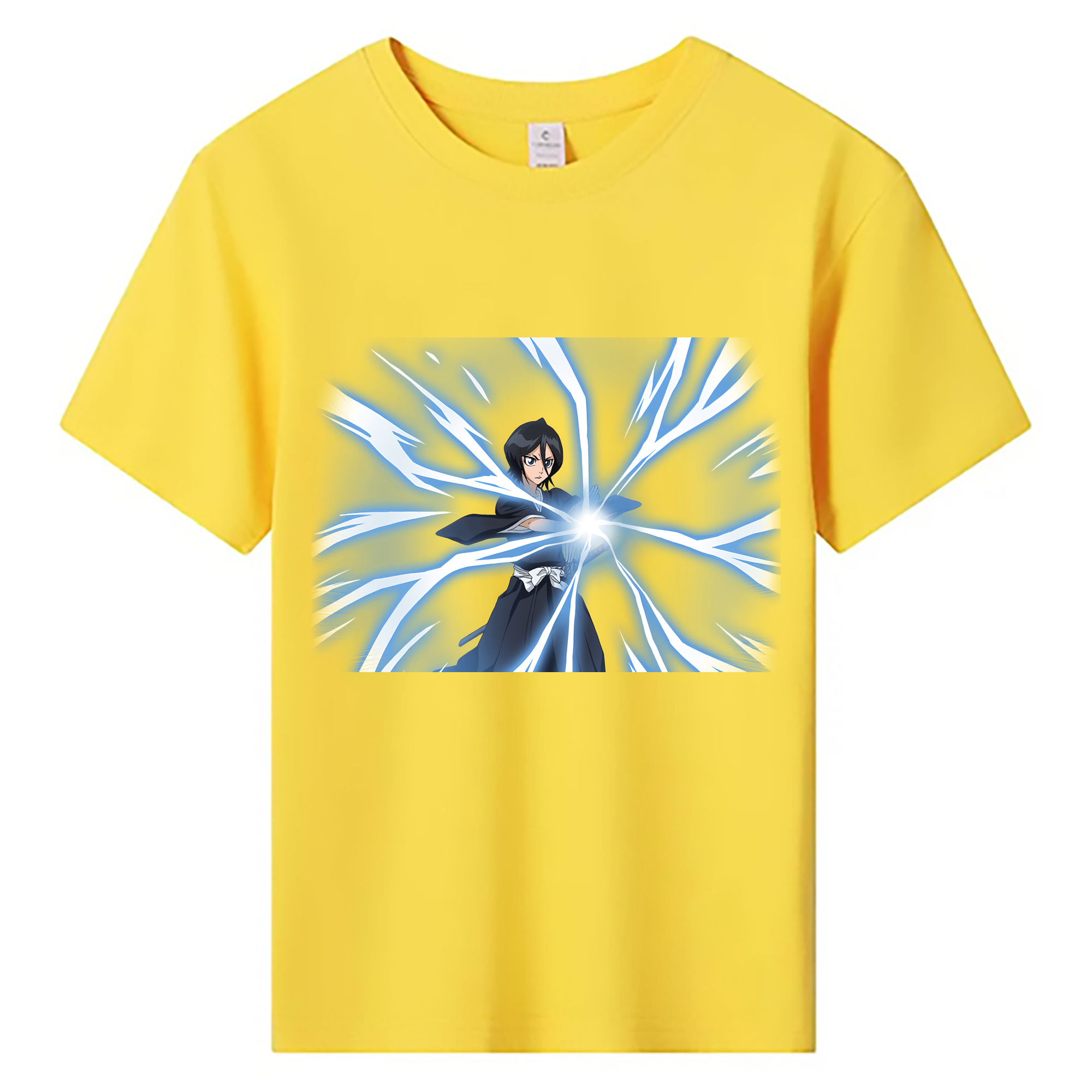 （画像用） ブリーチ 朽木ルキア BLEACH Kuchiki Rukia 綿100％キッズTシャツ（フロントプリント）
