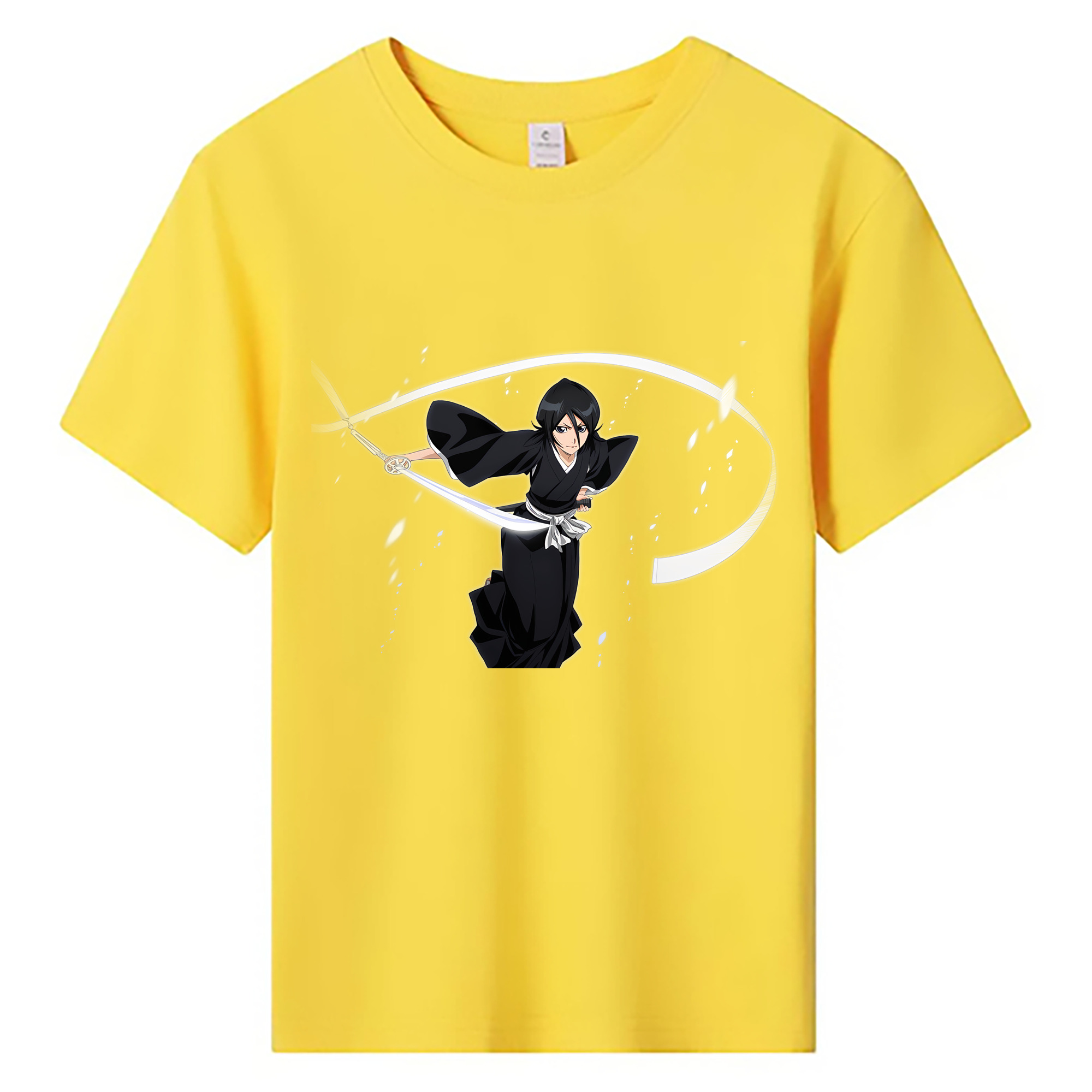 （画像用） ブリーチ 朽木ルキア BLEACH Kuchiki Rukia 綿100％キッズTシャツ（フロントプリント）