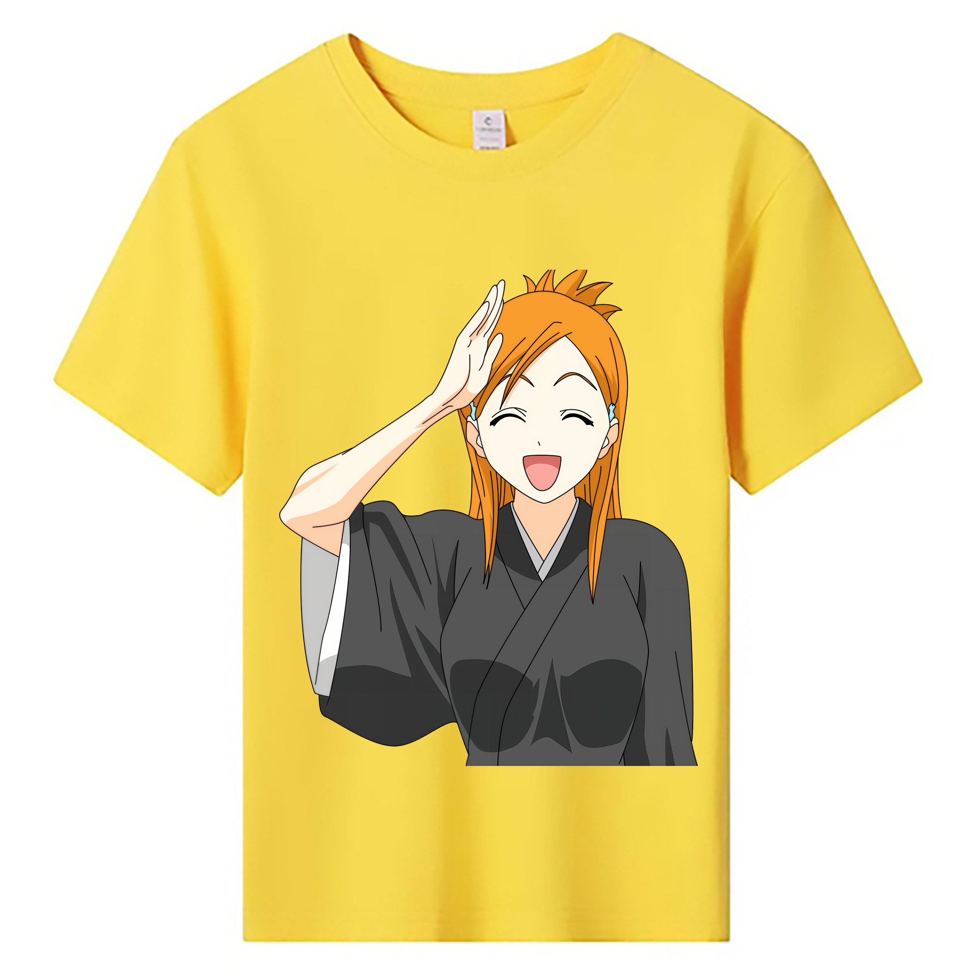 （画像用） ブリーチ 井上織姫（いのうえおりひめ） BLEACH Inoue Orihime 綿100％キッズTシャツ（フロントプリント）