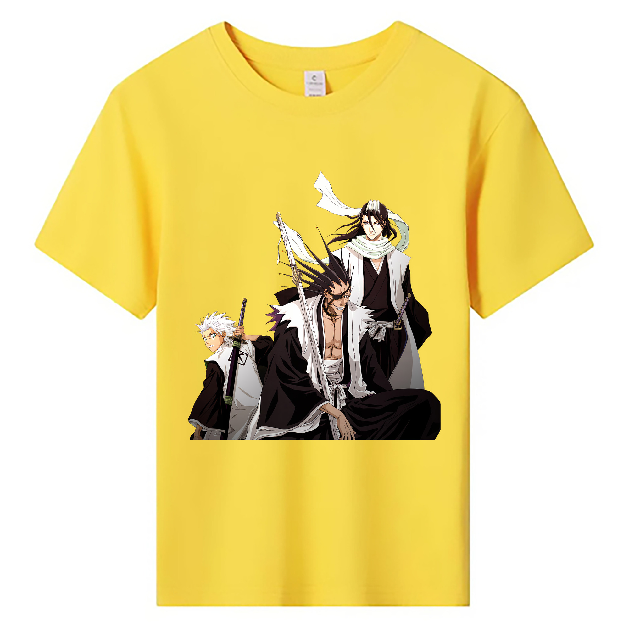 （画像用） ブリーチ ざらき けんぱち BLEACH Zaraki Kenpachi 綿100％キッズTシャツ（フロントプリント）