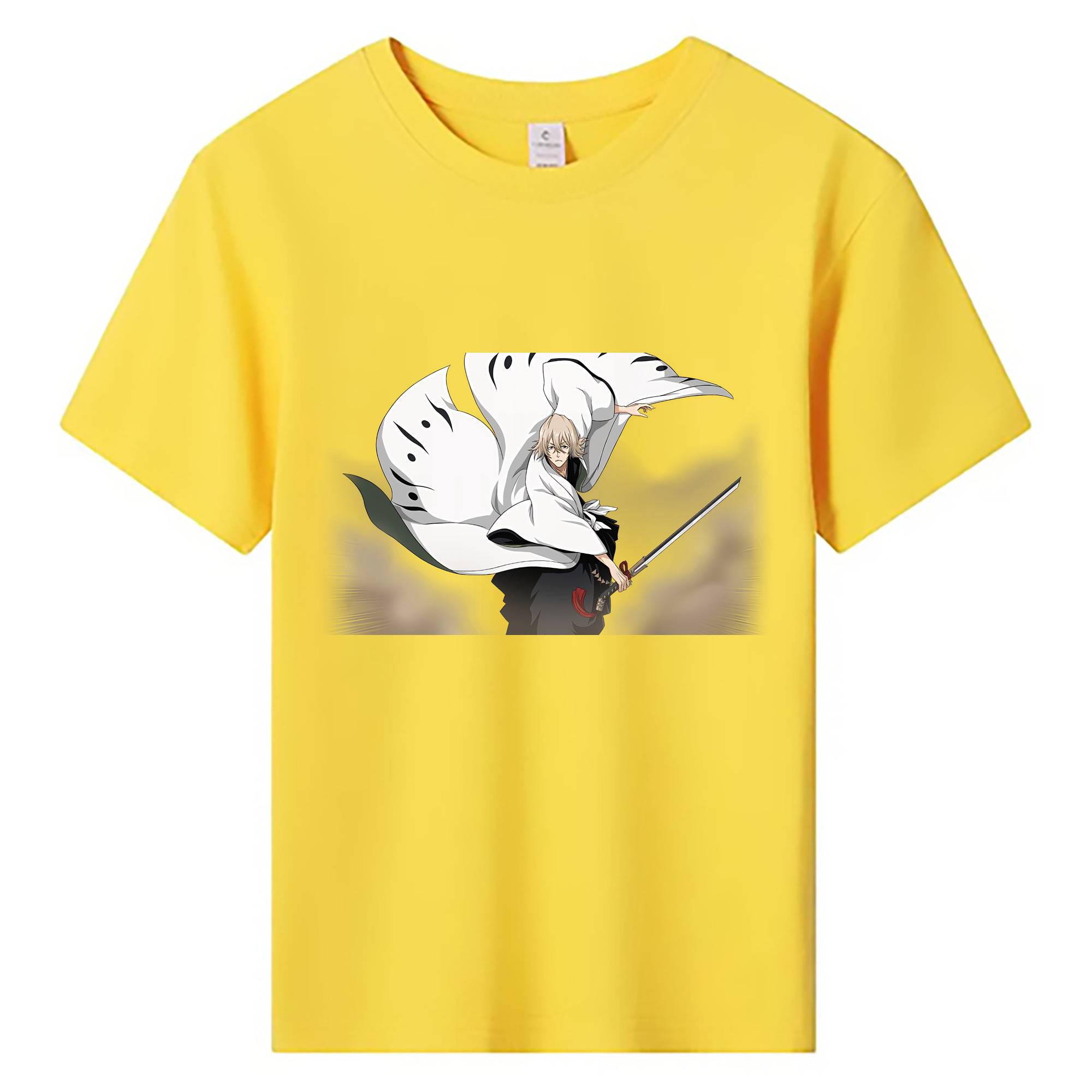 （画像用） "ブリーチ 浦原 喜助（うらはら きすけ） BLEACH Urahara Kisuke " 綿100％キッズTシャツ（フロントプリント）