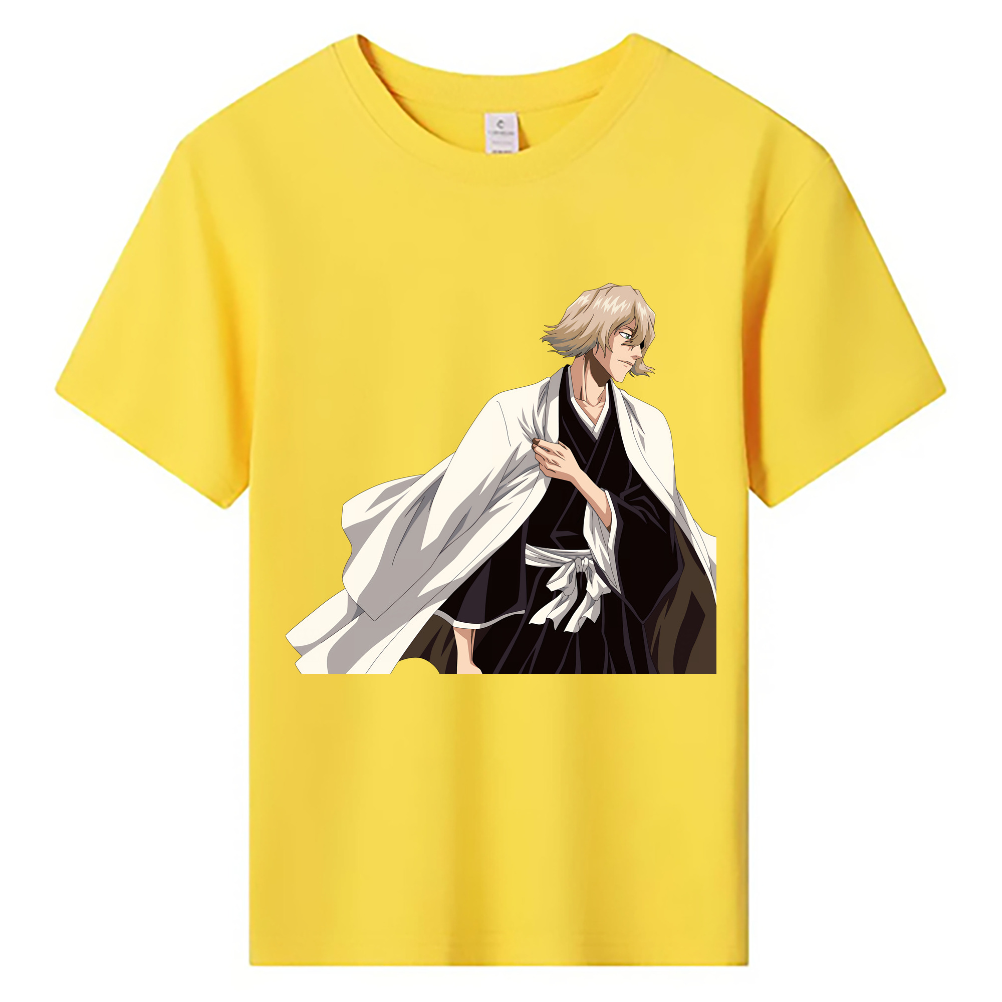 （画像用） "ブリーチ 浦原 喜助（うらはら きすけ） BLEACH Urahara Kisuke " 綿100％キッズTシャツ（フロントプリント）