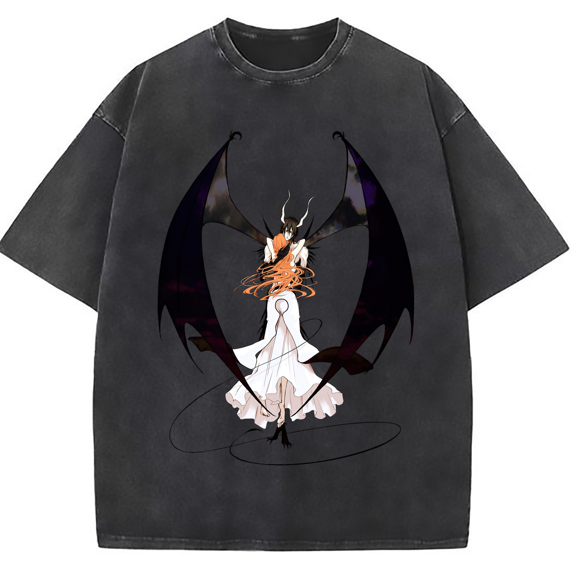（画像用） ブリーチ ウルキオラ·シファー BLEACH Ulquiorra cifer 綿100% ヴィンテージ風 半袖Tシャツ（フロントプリント）