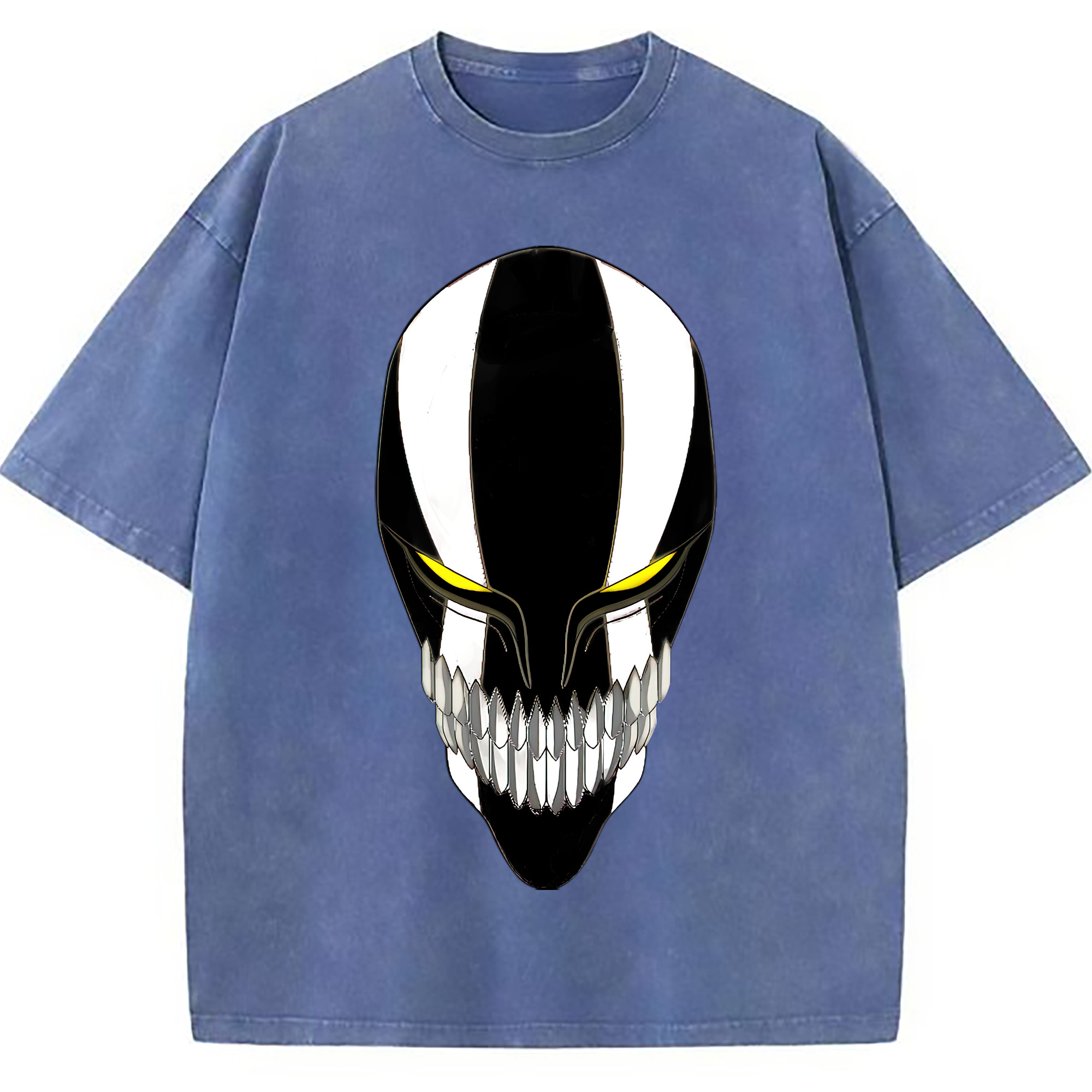 （画像用） ブリーチ 黒崎一護（くろさき いちご）BLEACH Kurosaki Ichigo 綿100% ヴィンテージ風 半袖Tシャツ（フロントプリント）