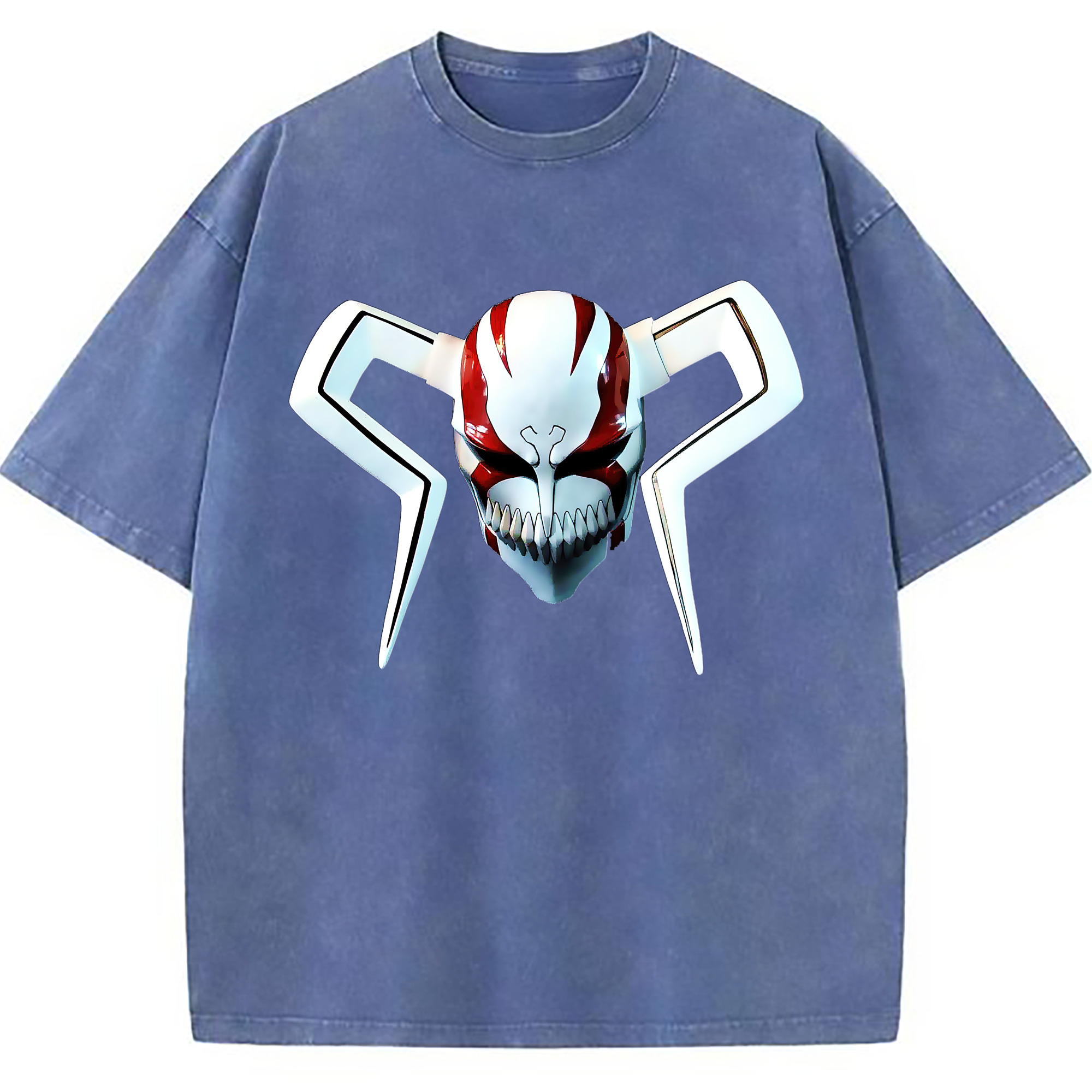 （画像用） ブリーチ 黒崎一護（くろさき いちご）BLEACH Kurosaki Ichigo 綿100% ヴィンテージ風 半袖Tシャツ（フロントプリント）