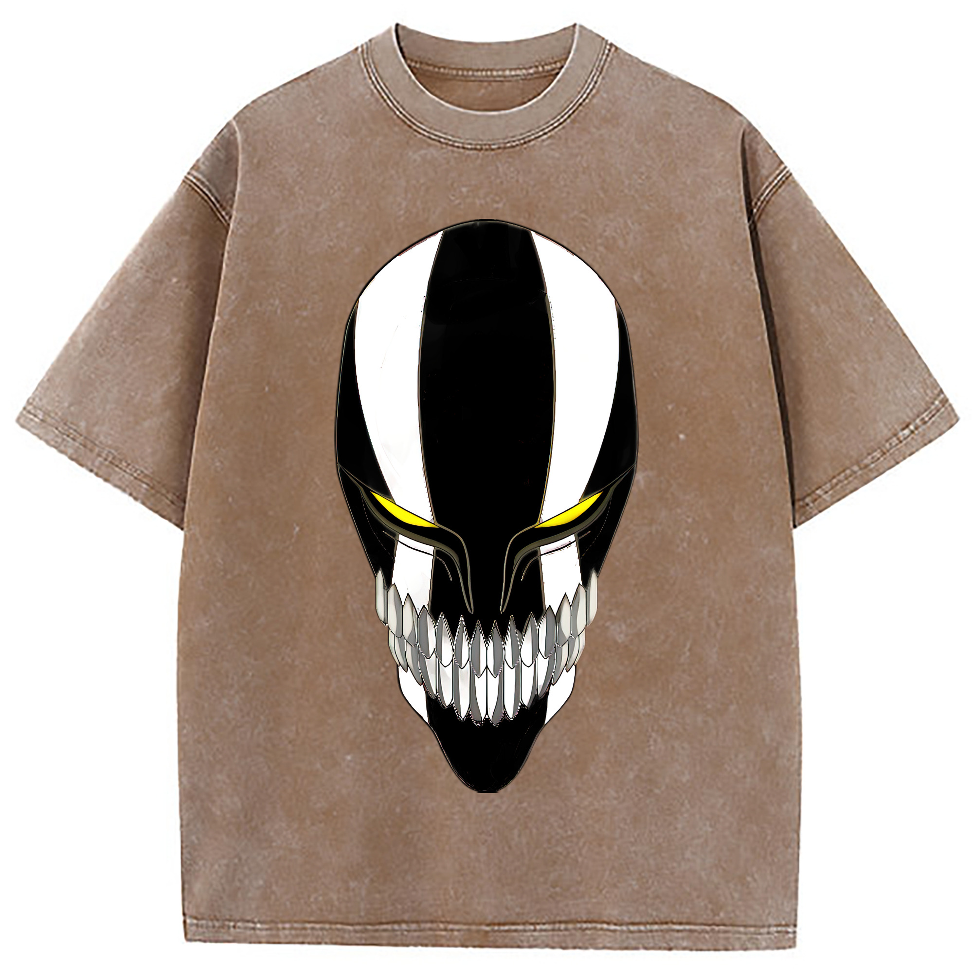 （画像用） ブリーチ 黒崎一護（くろさき いちご）BLEACH Kurosaki Ichigo 綿100% ヴィンテージ風 半袖Tシャツ（フロントプリント）