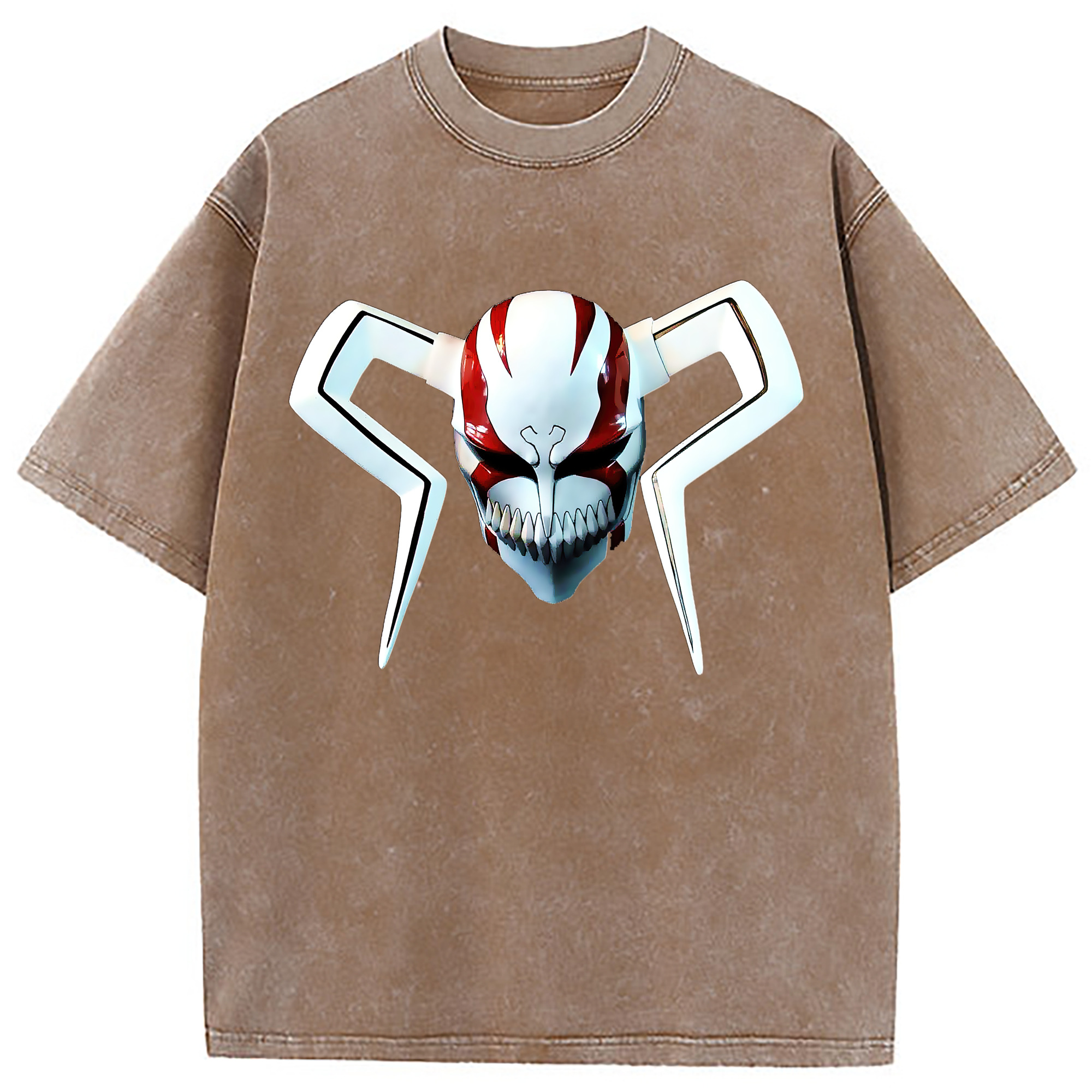（画像用） ブリーチ 黒崎一護（くろさき いちご）BLEACH Kurosaki Ichigo 綿100% ヴィンテージ風 半袖Tシャツ（フロントプリント）