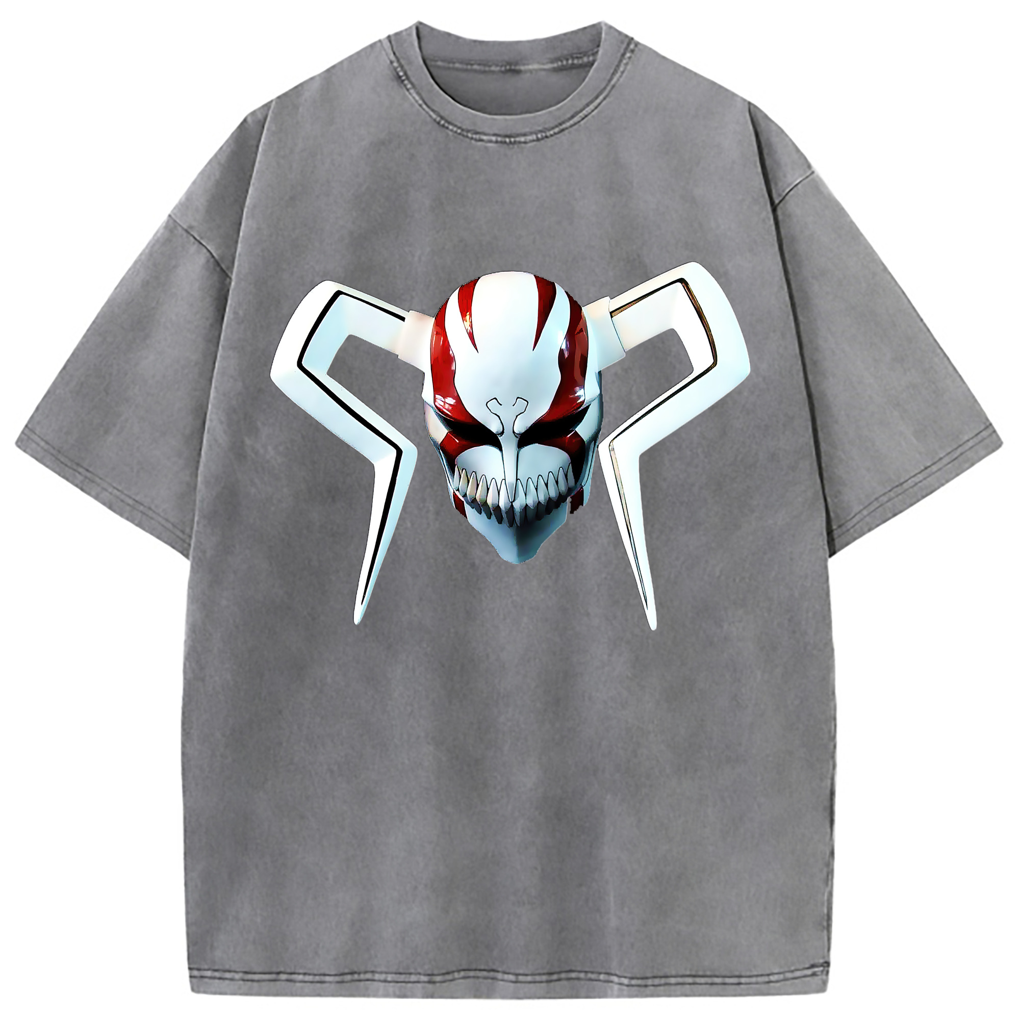 （画像用） ブリーチ 黒崎一護（くろさき いちご）BLEACH Kurosaki Ichigo 綿100% ヴィンテージ風 半袖Tシャツ（フロントプリント）