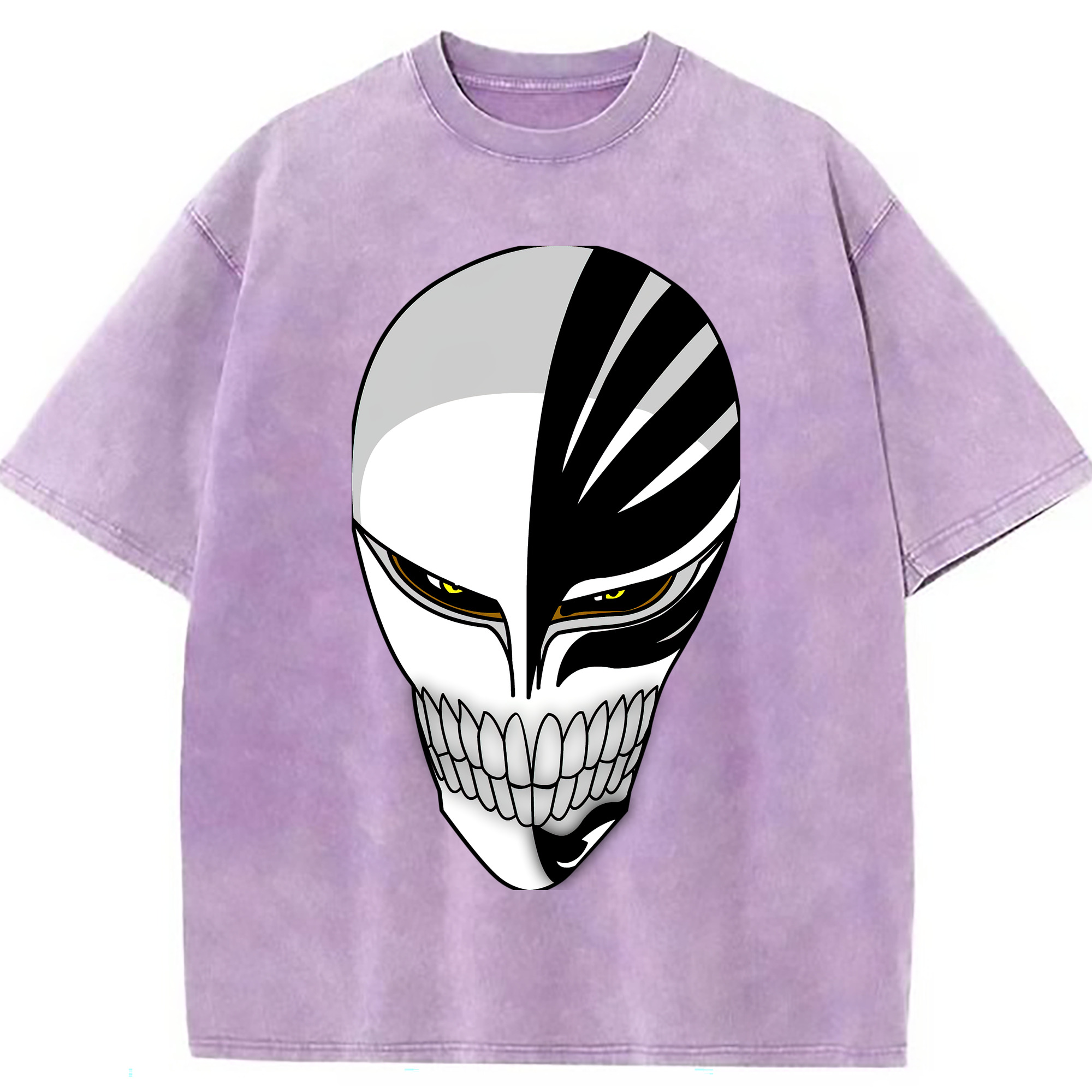 （画像用） ブリーチ 黒崎一護（くろさき いちご）BLEACH Kurosaki Ichigo 綿100% ヴィンテージ風 半袖Tシャツ（フロントプリント）