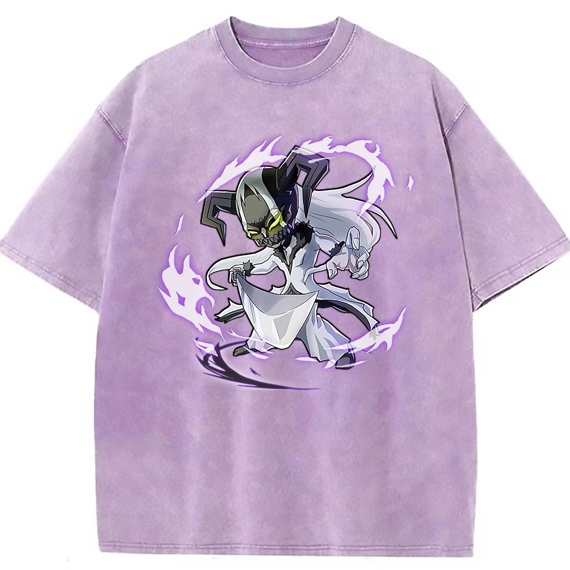 （画像用） ブリーチ 黒崎一護（くろさき いちご）BLEACH Kurosaki Ichigo 綿100% ヴィンテージ風 半袖Tシャツ（フロントプリント）