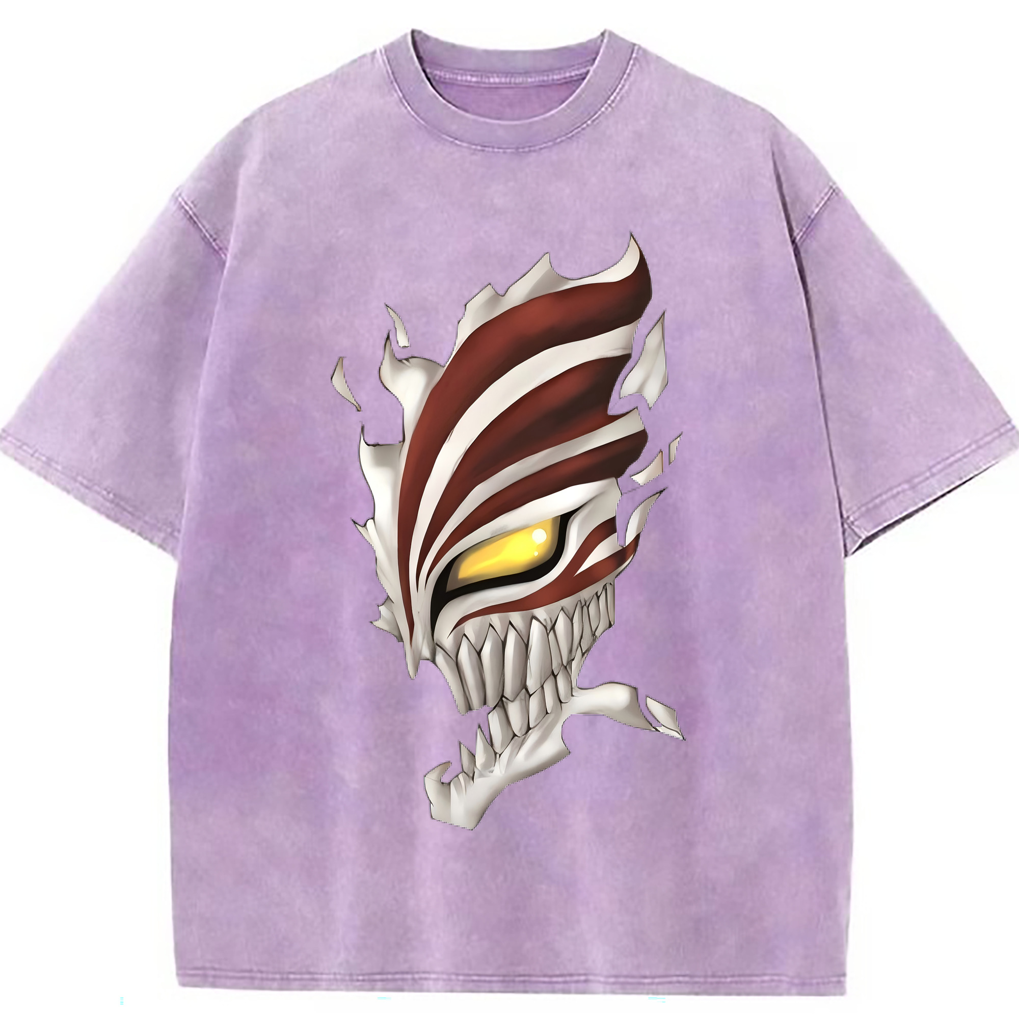 （画像用） ブリーチ 黒崎一護（くろさき いちご）BLEACH Kurosaki Ichigo 綿100% ヴィンテージ風 半袖Tシャツ（フロントプリント）
