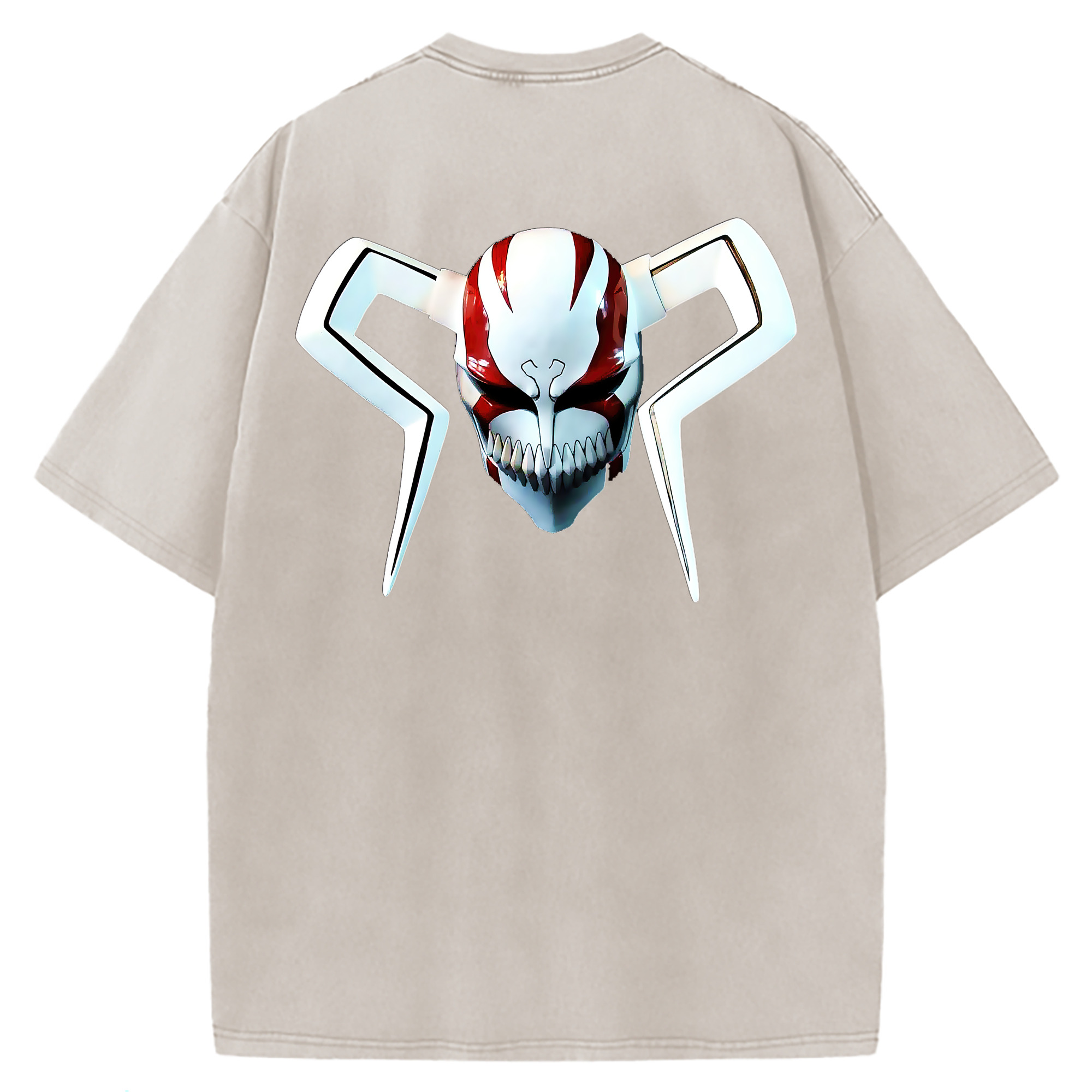 （画像用） ブリーチ 黒崎一護（くろさき いちご）BLEACH Kurosaki Ichigo 綿100% ヴィンテージ風 半袖Tシャツ（背面プリント）