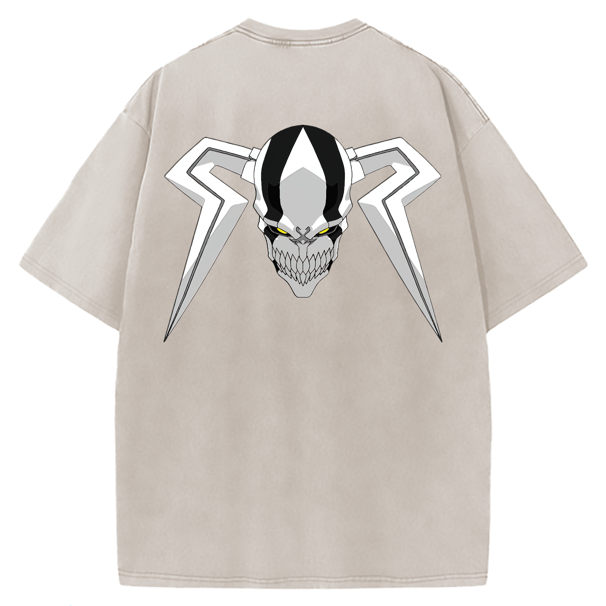 （画像用） ブリーチ 黒崎一護（くろさき いちご）BLEACH Kurosaki Ichigo 綿100% ヴィンテージ風 半袖Tシャツ（背面プリント）