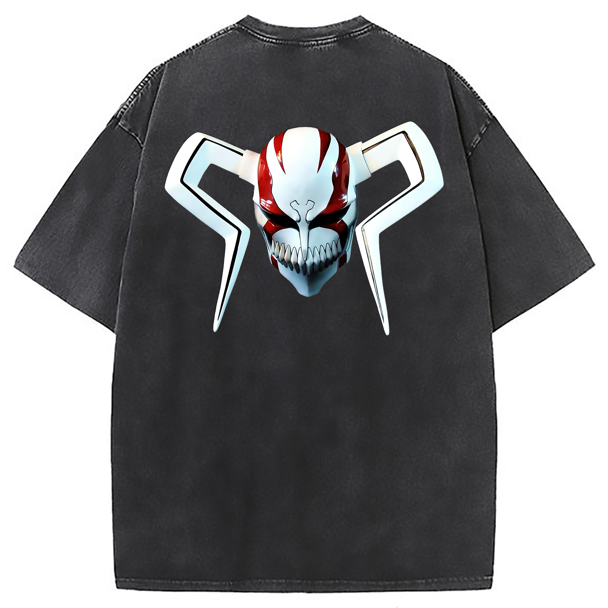 （画像用） ブリーチ 黒崎一護（くろさき いちご）BLEACH Kurosaki Ichigo 綿100% ヴィンテージ風 半袖Tシャツ（背面プリント）