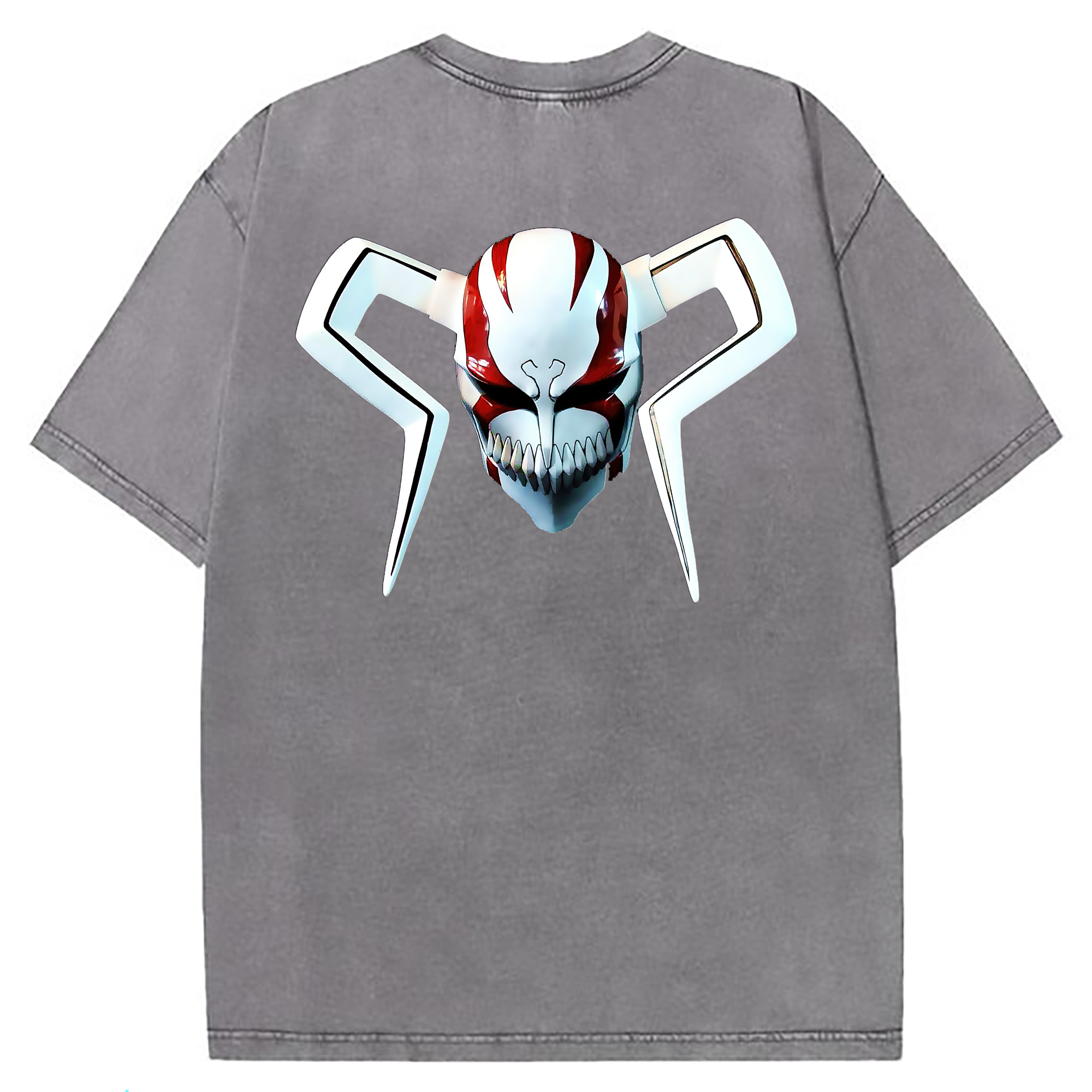 （画像用） ブリーチ 黒崎一護（くろさき いちご）BLEACH Kurosaki Ichigo 綿100% ヴィンテージ風 半袖Tシャツ（背面プリント）