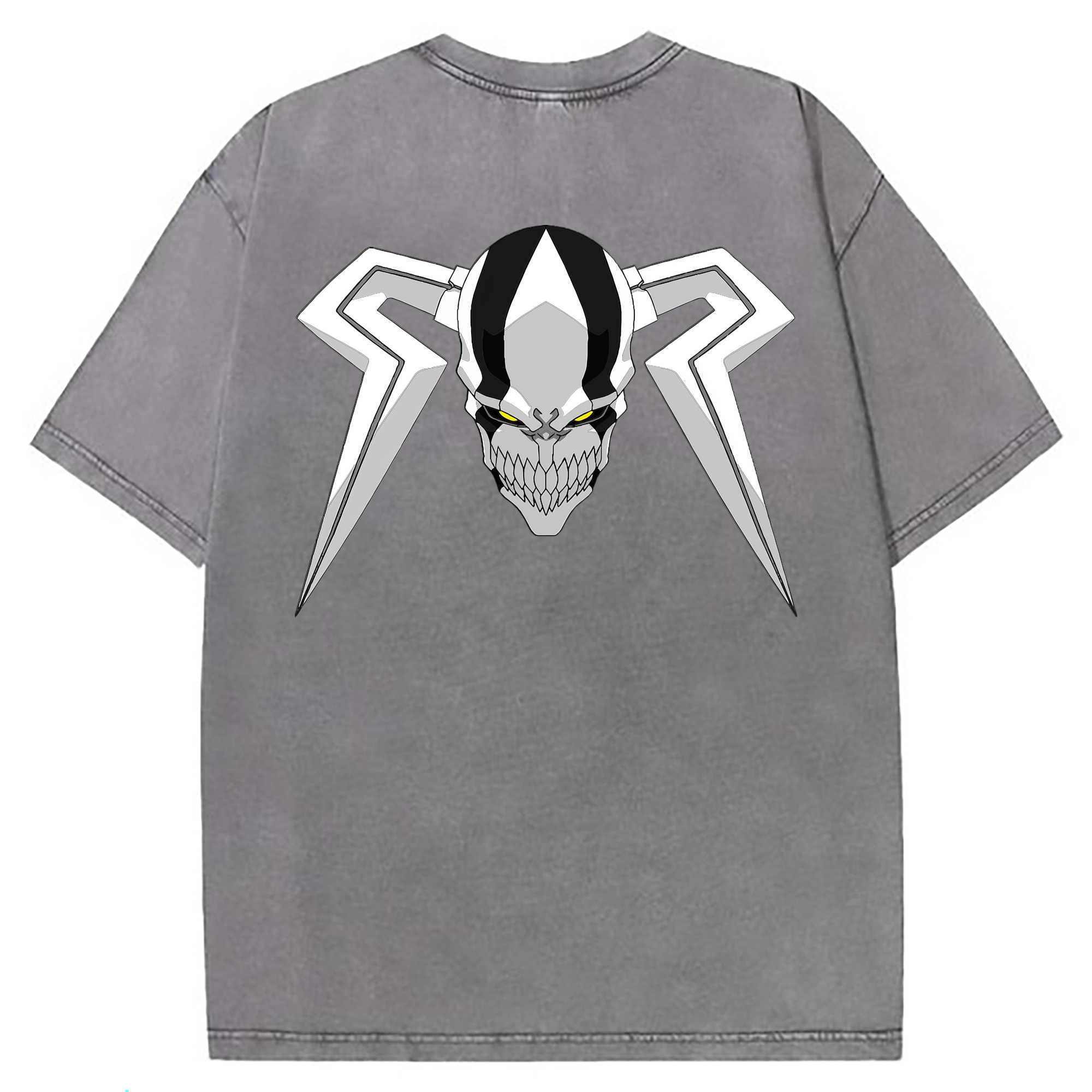 （画像用） ブリーチ 黒崎一護（くろさき いちご）BLEACH Kurosaki Ichigo 綿100% ヴィンテージ風 半袖Tシャツ（背面プリント）