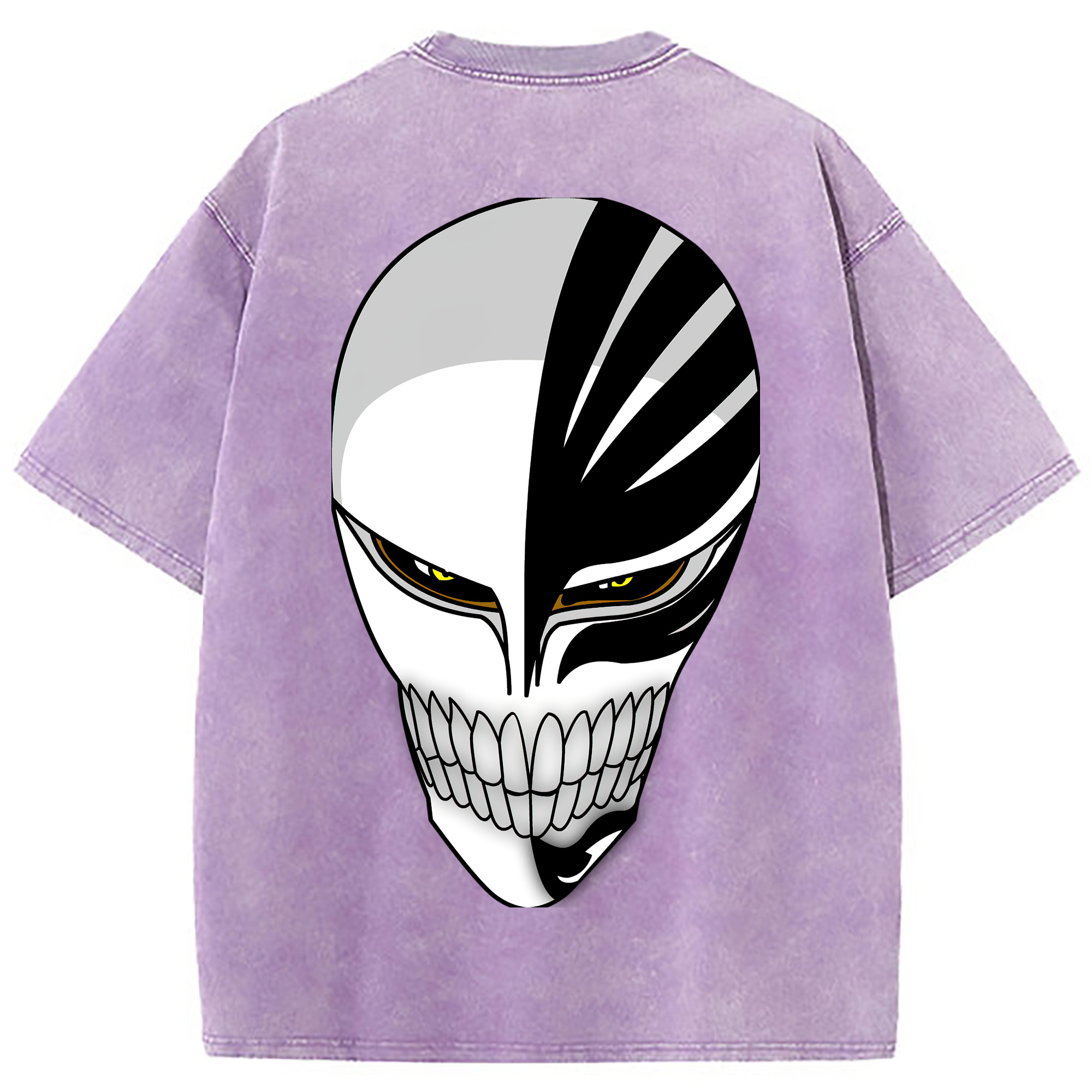 （画像用） ブリーチ 黒崎一護（くろさき いちご）BLEACH Kurosaki Ichigo 綿100% ヴィンテージ風 半袖Tシャツ（背面プリント）
