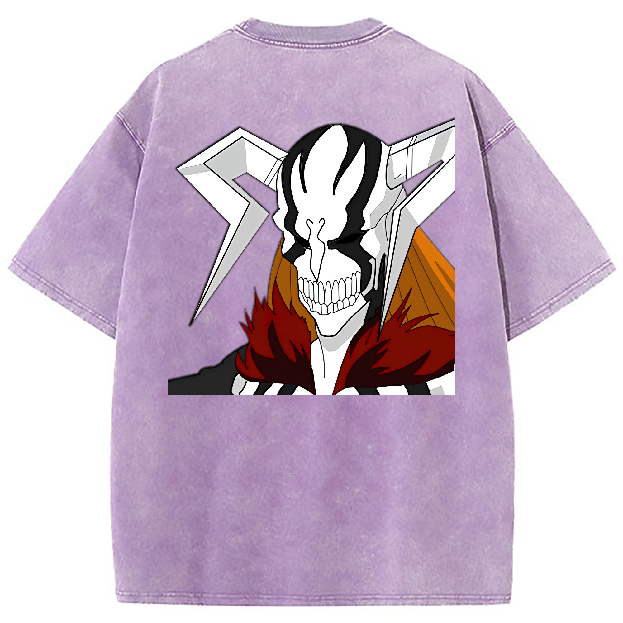 （画像用） ブリーチ 黒崎一護（くろさき いちご）BLEACH Kurosaki Ichigo 綿100% ヴィンテージ風 半袖Tシャツ（背面プリント）