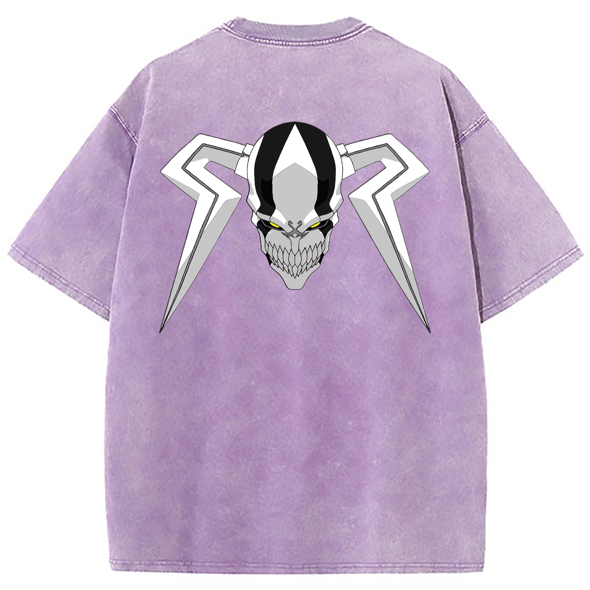 （画像用） ブリーチ 黒崎一護（くろさき いちご）BLEACH Kurosaki Ichigo 綿100% ヴィンテージ風 半袖Tシャツ（背面プリント）