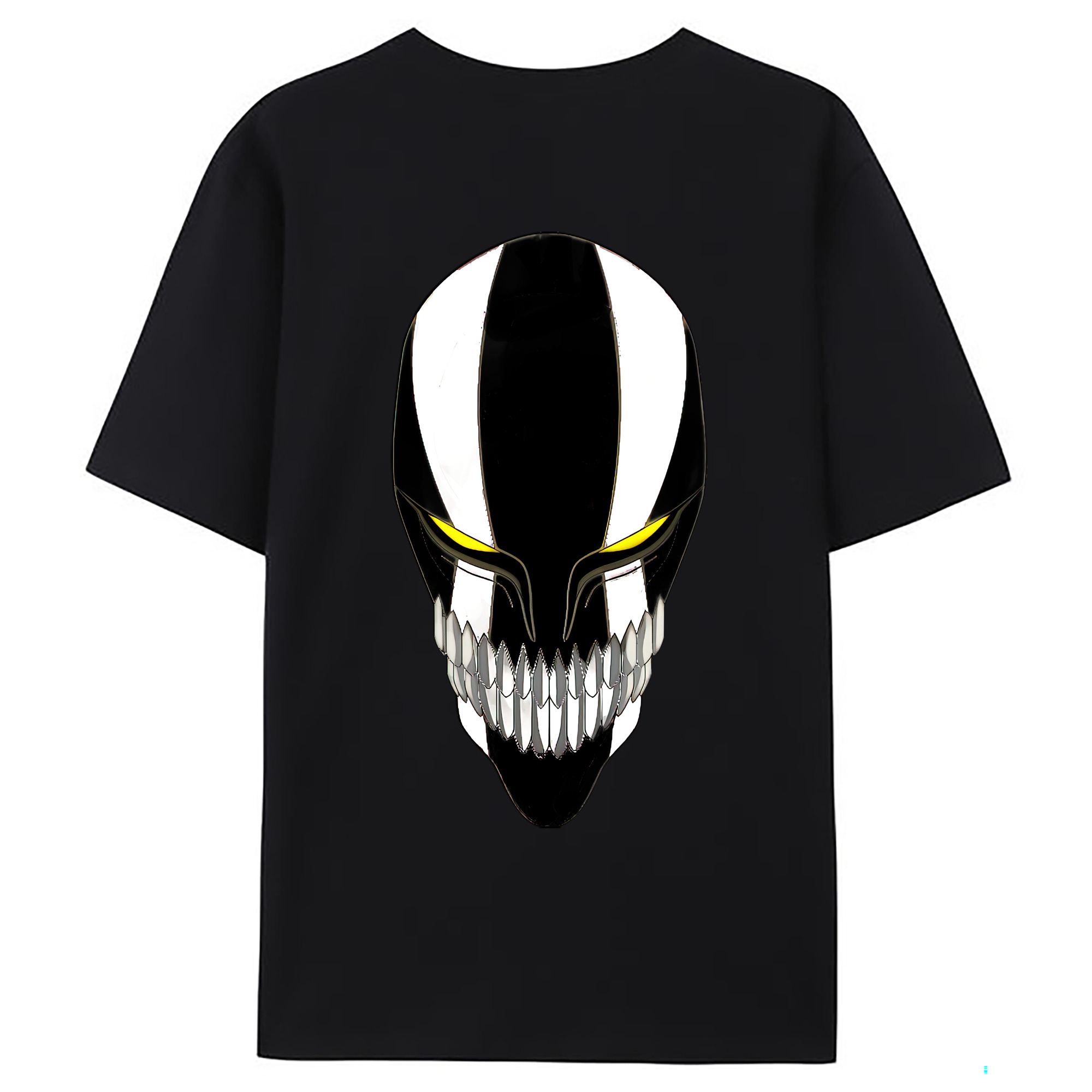（画像用） ブリーチ 黒崎一護（くろさき いちご）BLEACH Kurosaki Ichigo 綿100％ メンズ半袖Tシャツ（バックプリント） 通気性