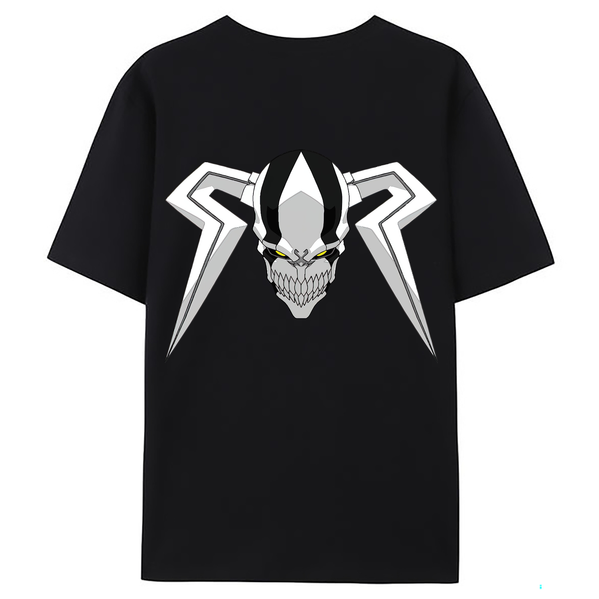 （画像用） ブリーチ 黒崎一護（くろさき いちご）BLEACH Kurosaki Ichigo 綿100％ メンズ半袖Tシャツ（バックプリント） 通気性