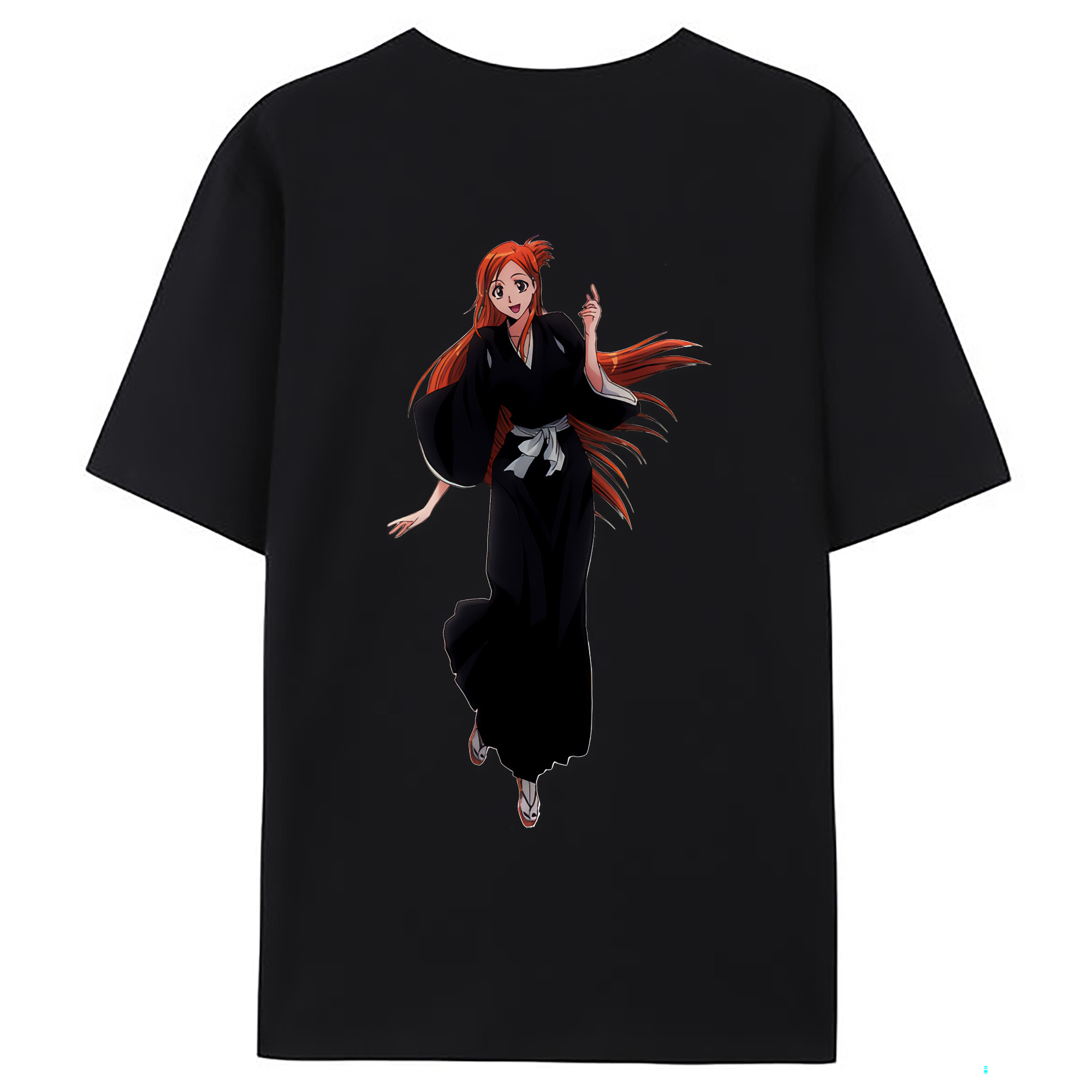 （画像用） ブリーチ 井上織姫（いのうえおりひめ） BLEACH Inoue Orihime 綿100％ メンズ半袖Tシャツ（バックプリント） 通気性