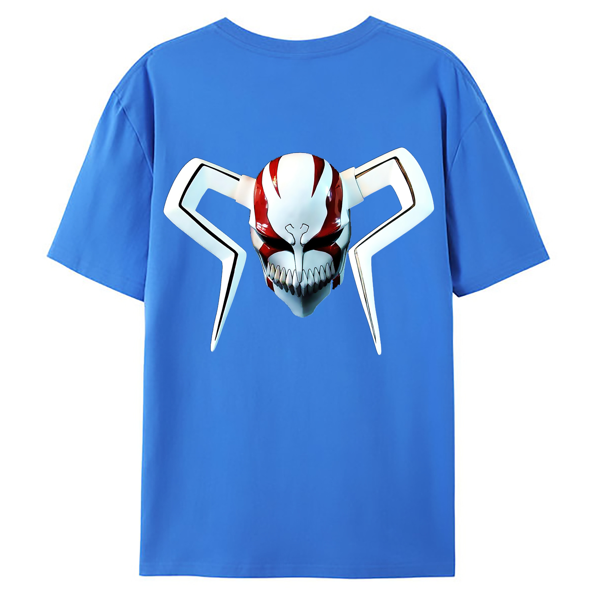 （画像用） ブリーチ 黒崎一護（くろさき いちご）BLEACH Kurosaki Ichigo 綿100％ メンズ半袖Tシャツ（バックプリント） 通気性