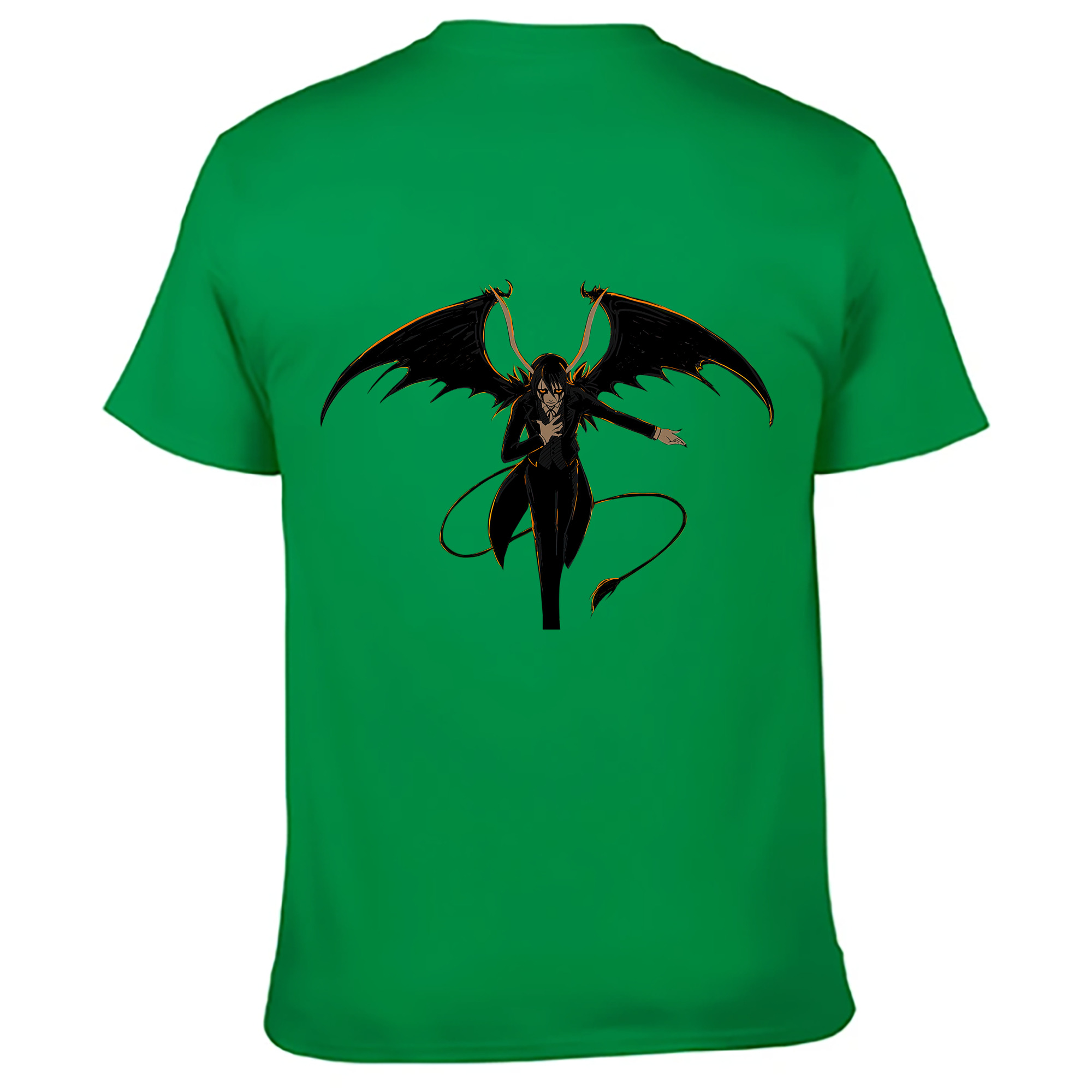 （画像用） ブリーチ ウルキオラ·シファー BLEACH Ulquiorra cifer 綿100％ メンズ半袖Tシャツ（バックプリント） 通気性