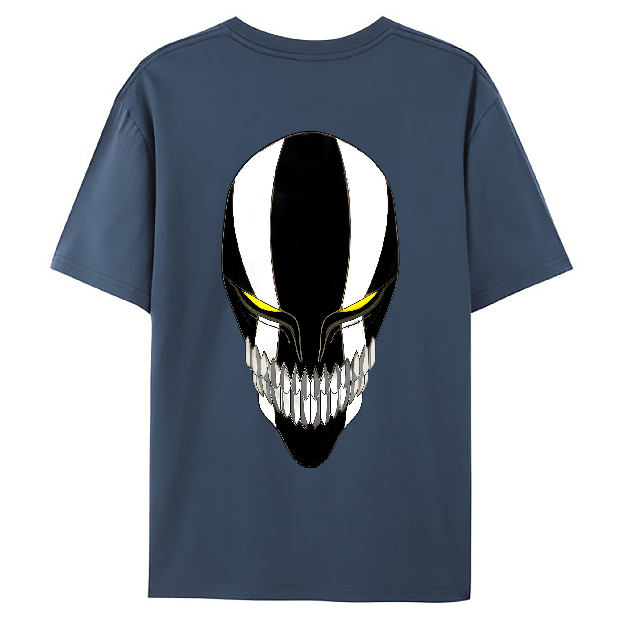 （画像用） ブリーチ 黒崎一護（くろさき いちご）BLEACH Kurosaki Ichigo 綿100％ メンズ半袖Tシャツ（バックプリント） 通気性