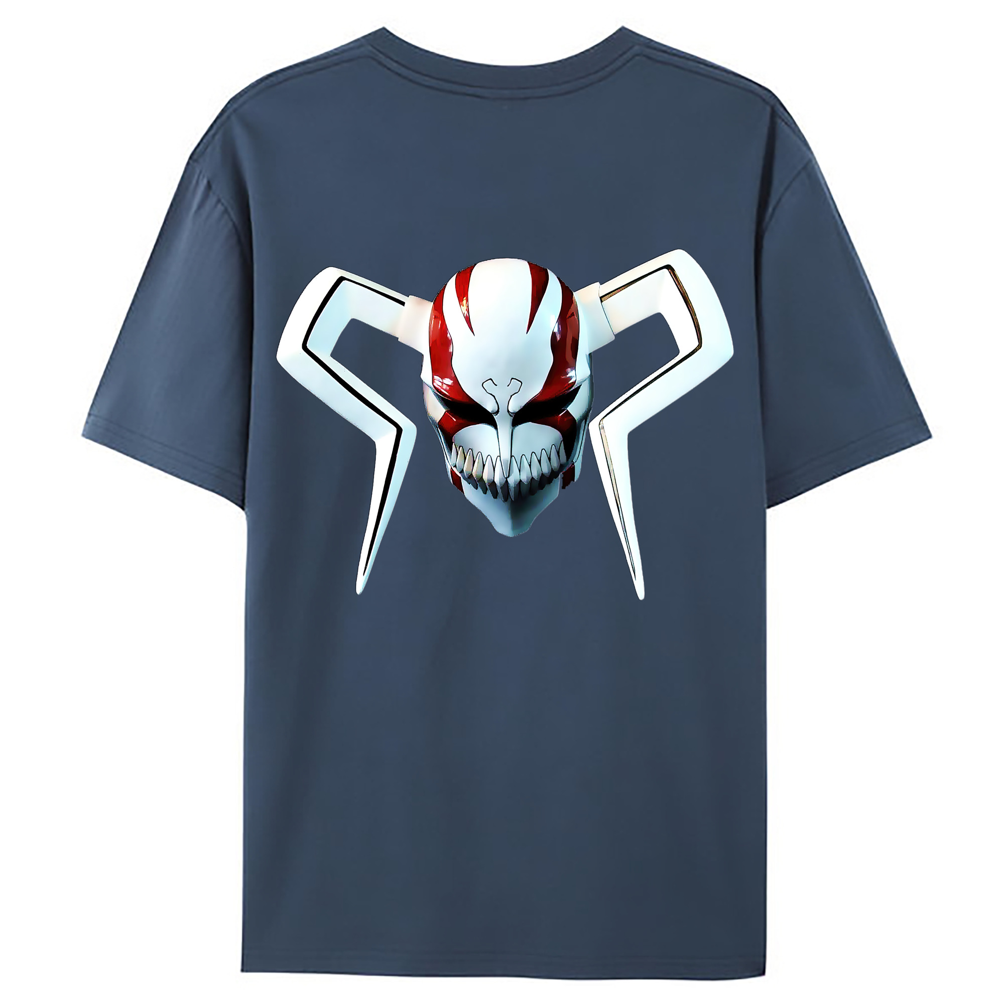 （画像用） ブリーチ 黒崎一護（くろさき いちご）BLEACH Kurosaki Ichigo 綿100％ メンズ半袖Tシャツ（バックプリント） 通気性