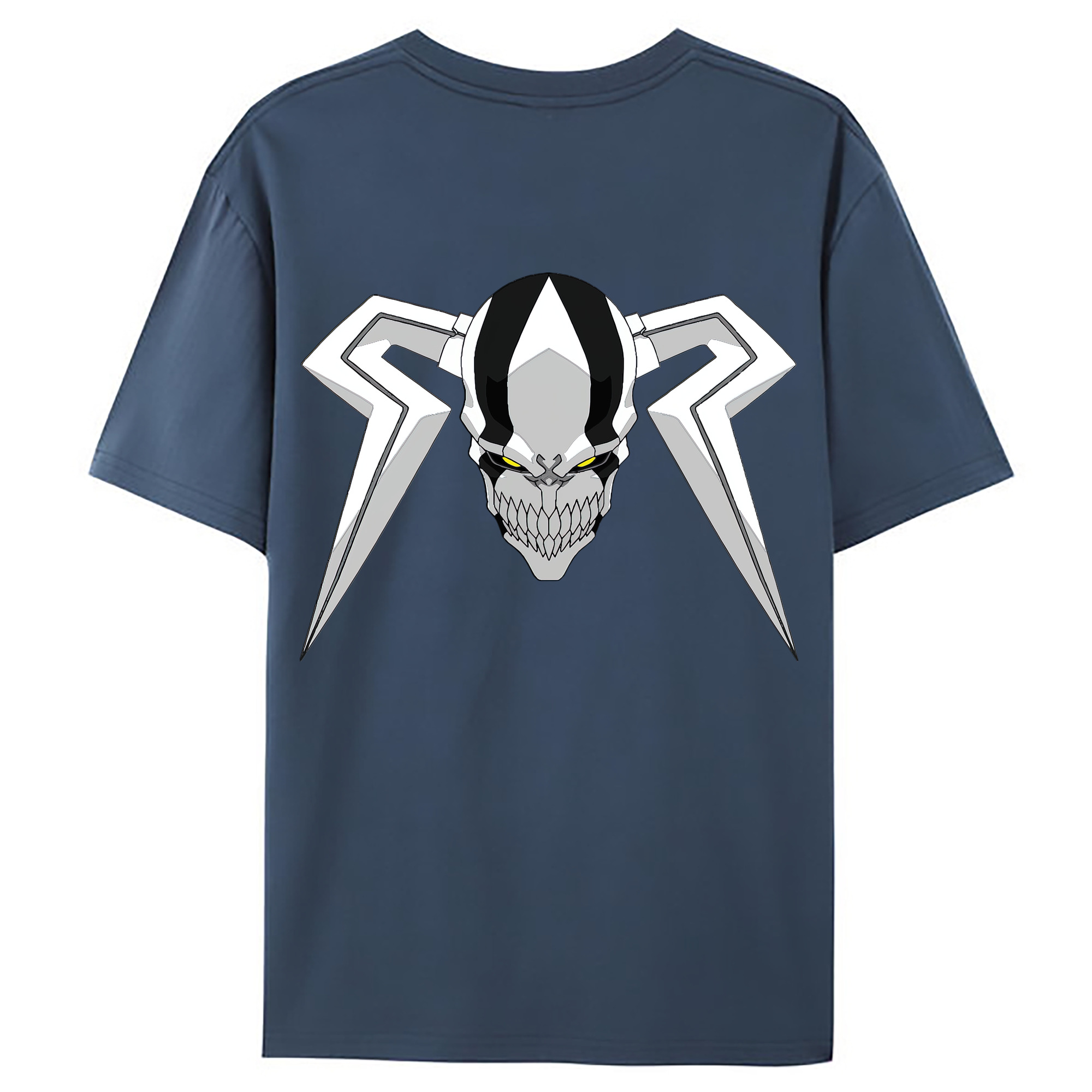 （画像用） ブリーチ 黒崎一護（くろさき いちご）BLEACH Kurosaki Ichigo 綿100％ メンズ半袖Tシャツ（バックプリント） 通気性