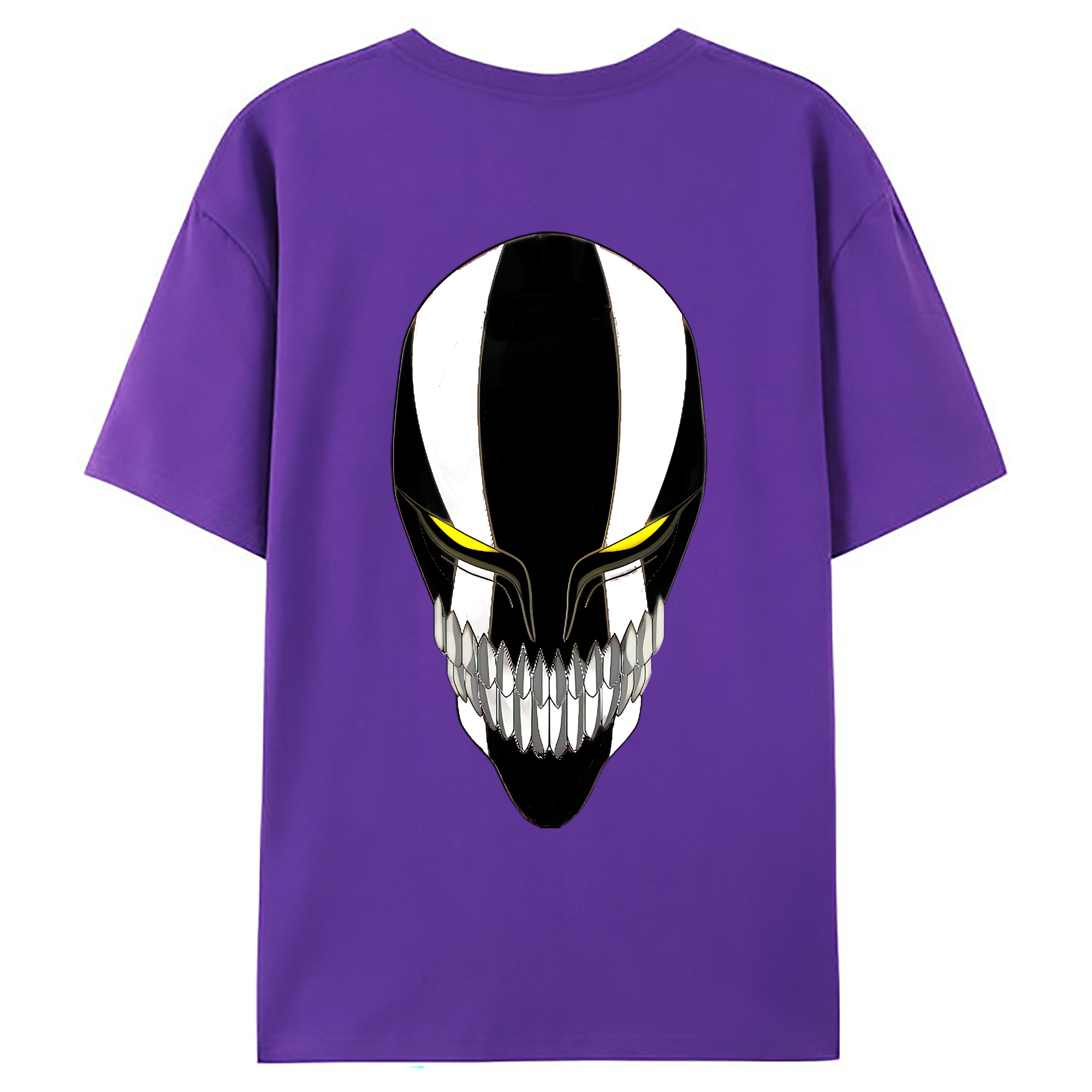 （画像用） ブリーチ 黒崎一護（くろさき いちご）BLEACH Kurosaki Ichigo 綿100％ メンズ半袖Tシャツ（バックプリント） 通気性